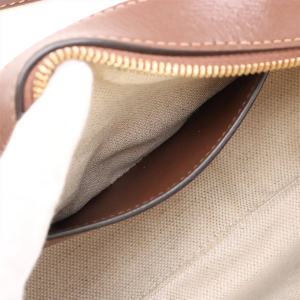 Horsebit 1955 760196 Leather Shoulder Bag Brown — view 7