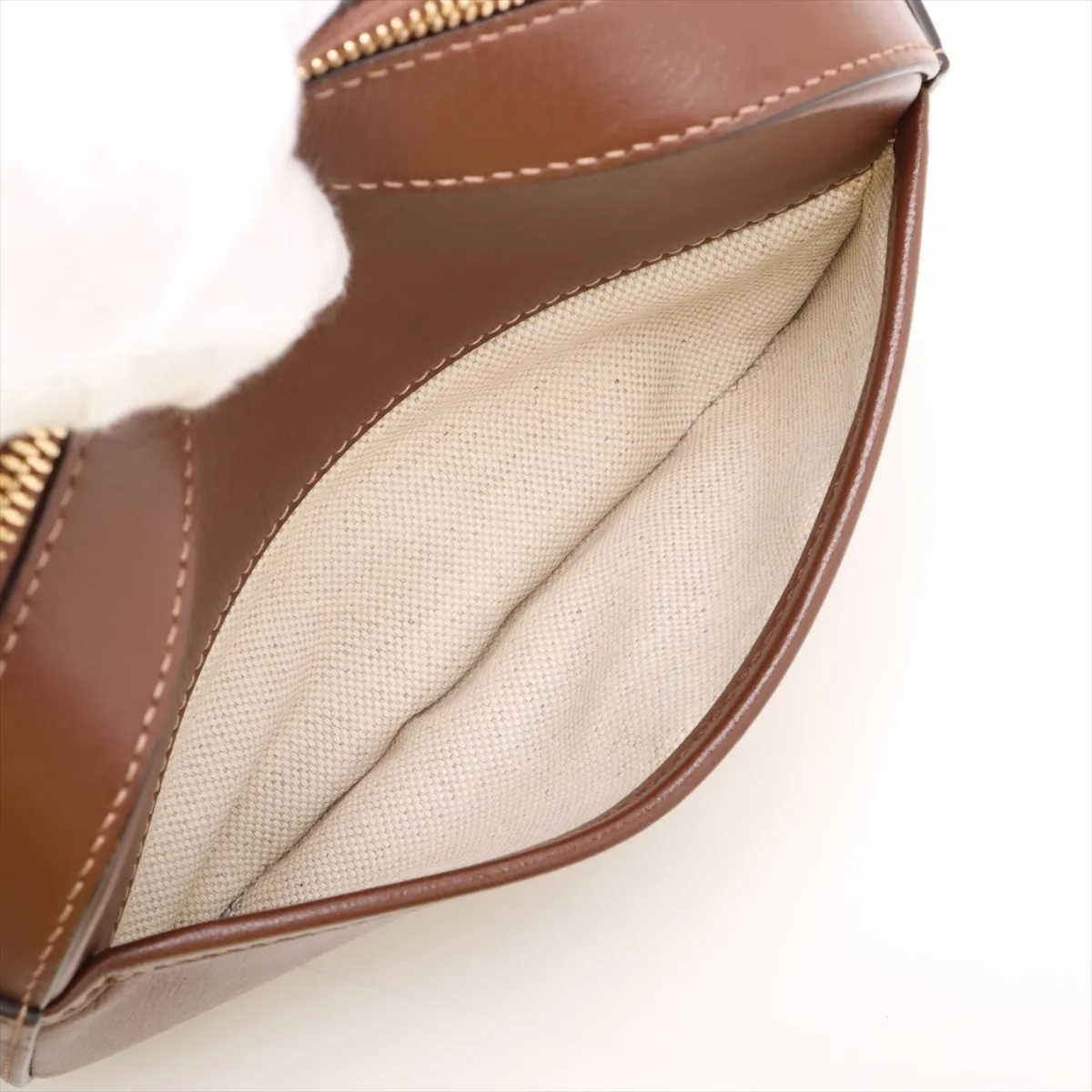 Horsebit 1955 760196 Leather Shoulder Bag Brown — view 8