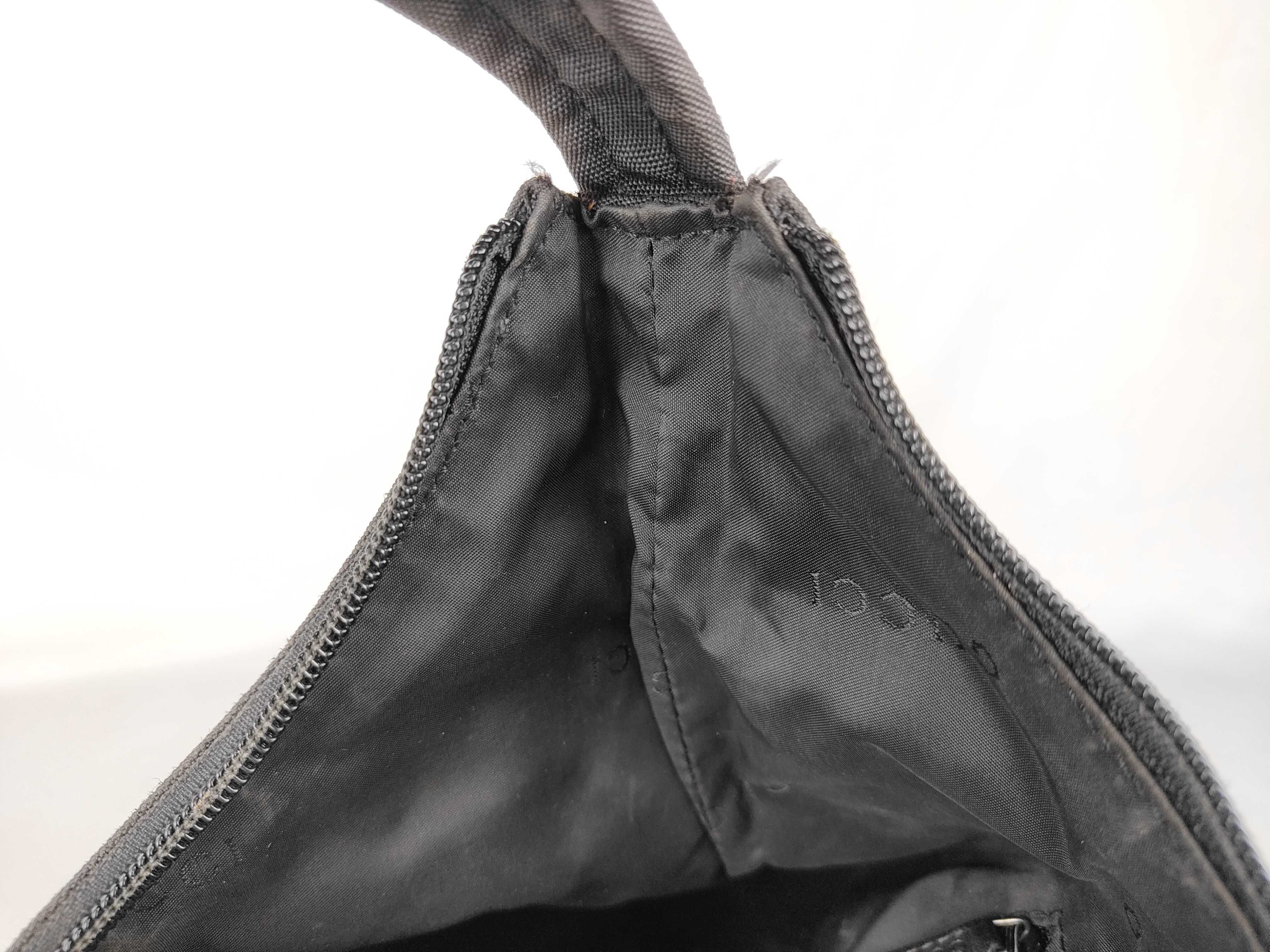 001 3380 Canvas One-Shoulder Black Plain Tote Bag — view 13