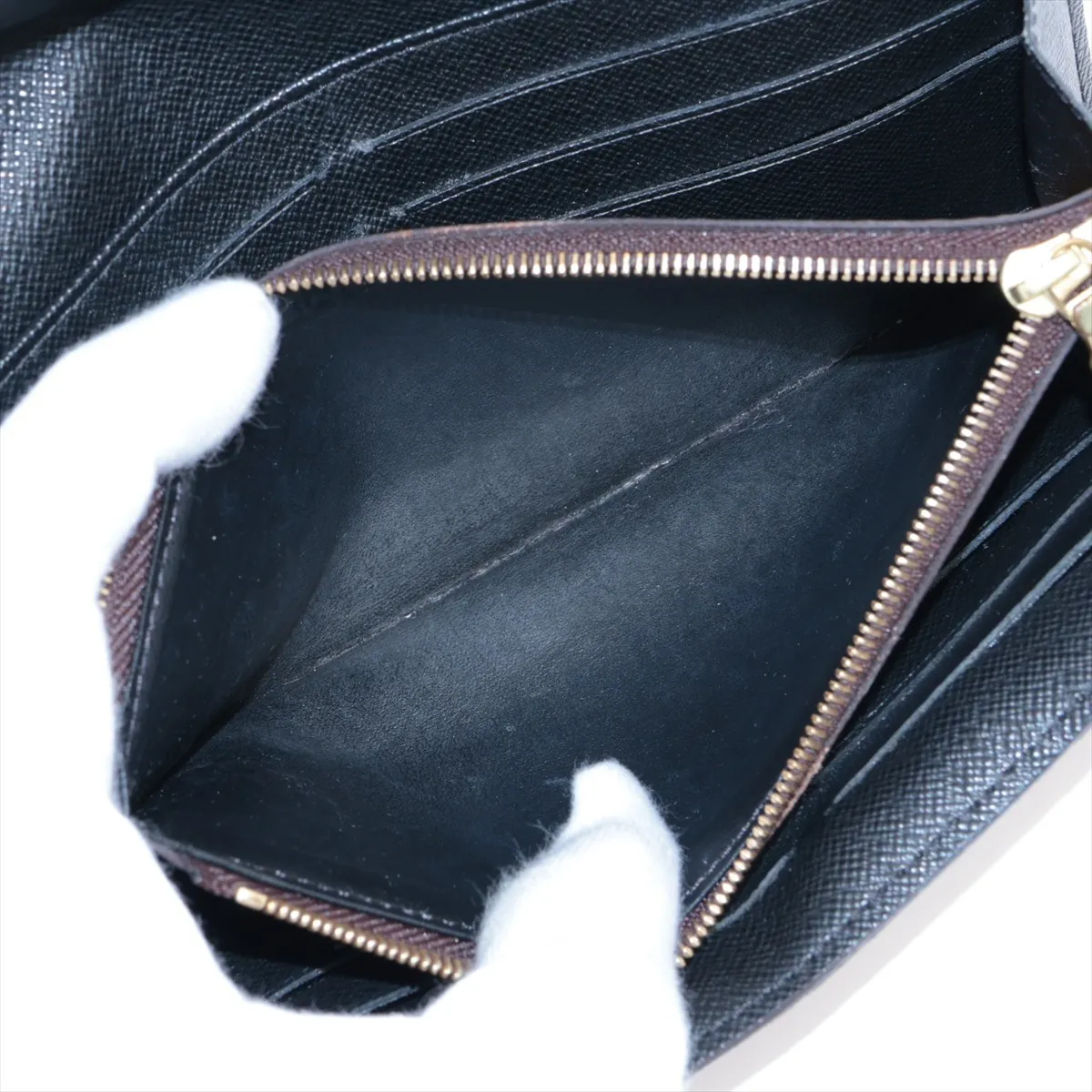 Giant Monogram Reverse Portefeuille Sara M80726 Maron Long Wallet RFID Reactive — view 7