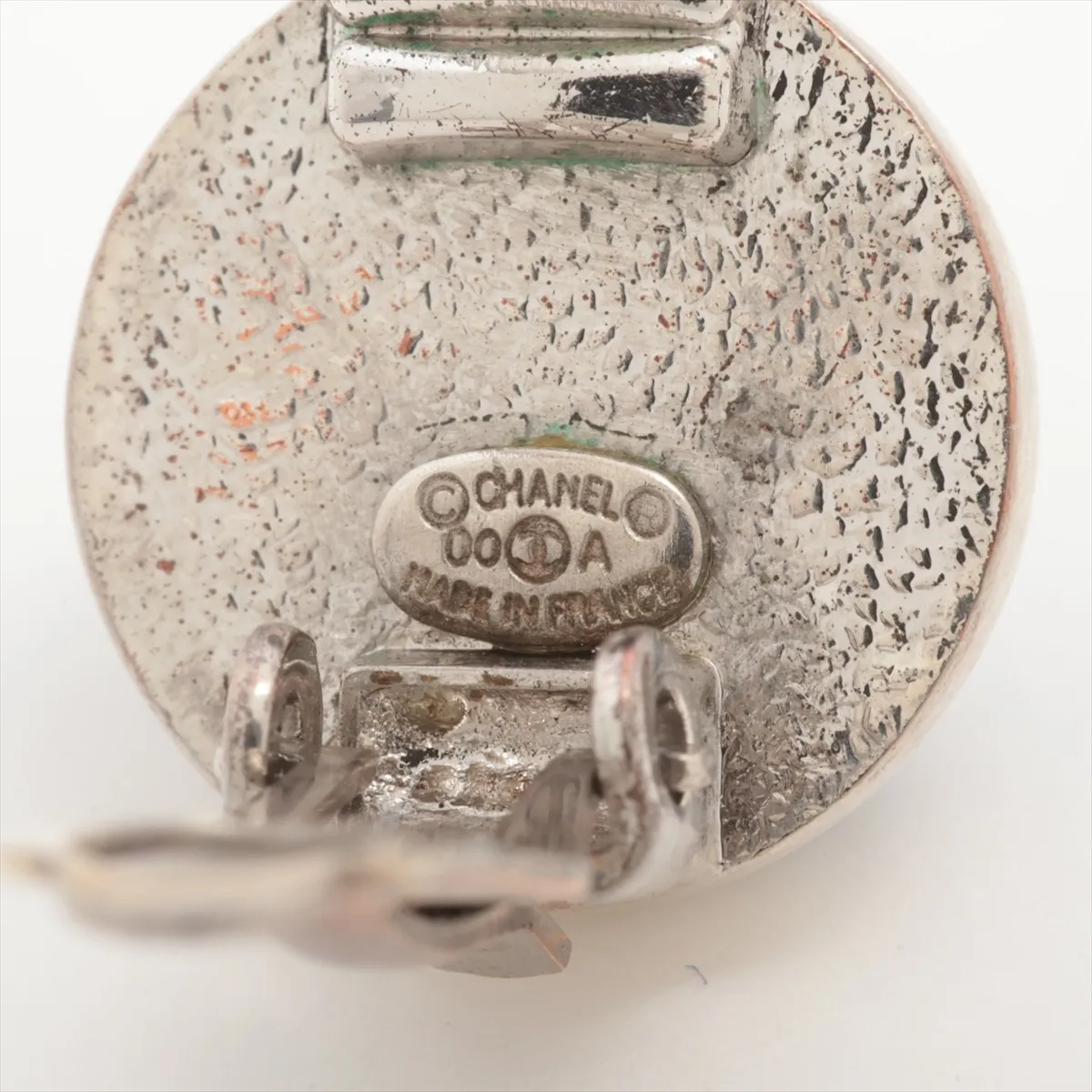 Coco Mark 00A Earrings (for both ears) Metal Black x Silver — view 5