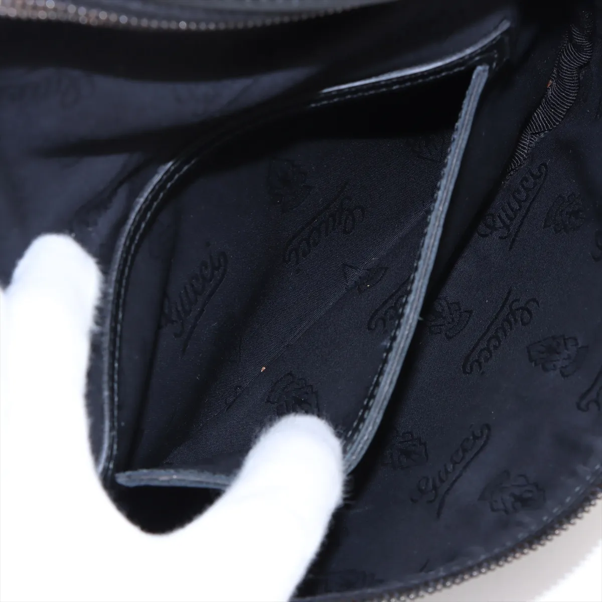 GG Implime PVC x Leather Body Bag Black — view 7