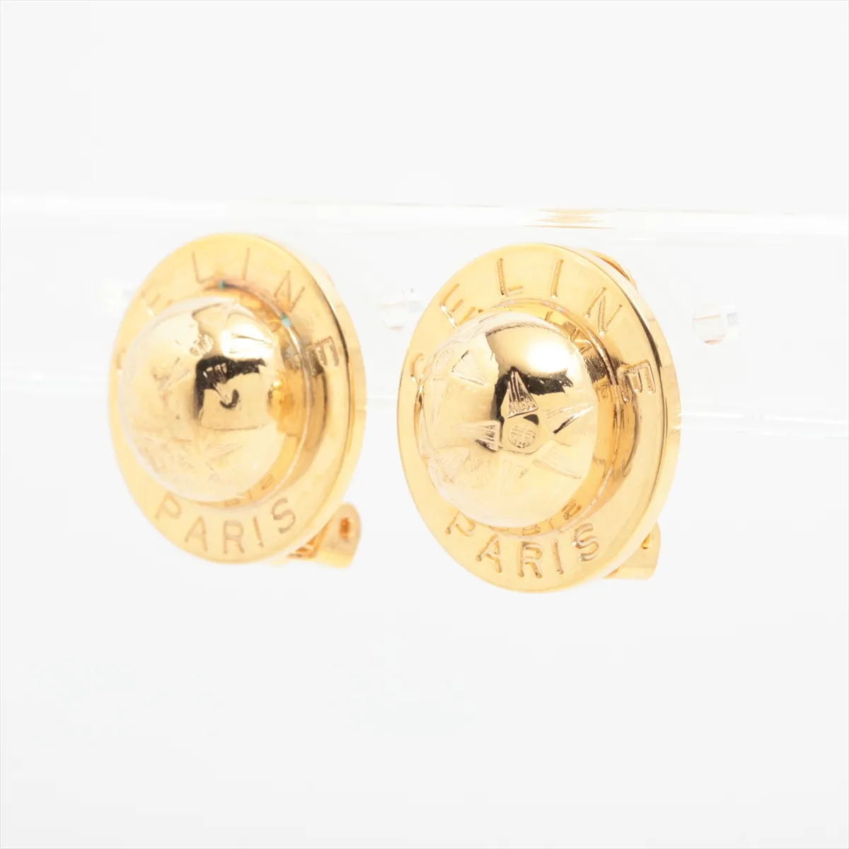 Star Earrings (Pair) GP Gold - — view 3