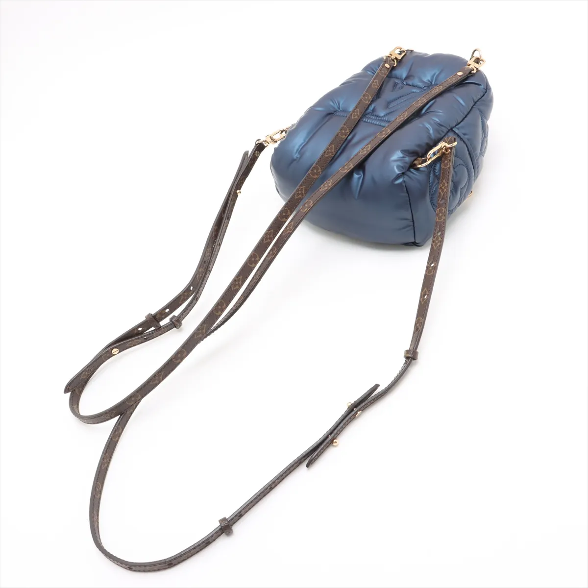 LV Pillow Palm Springs Backpack MINI M21060 Navy RFID Reactive — view 5
