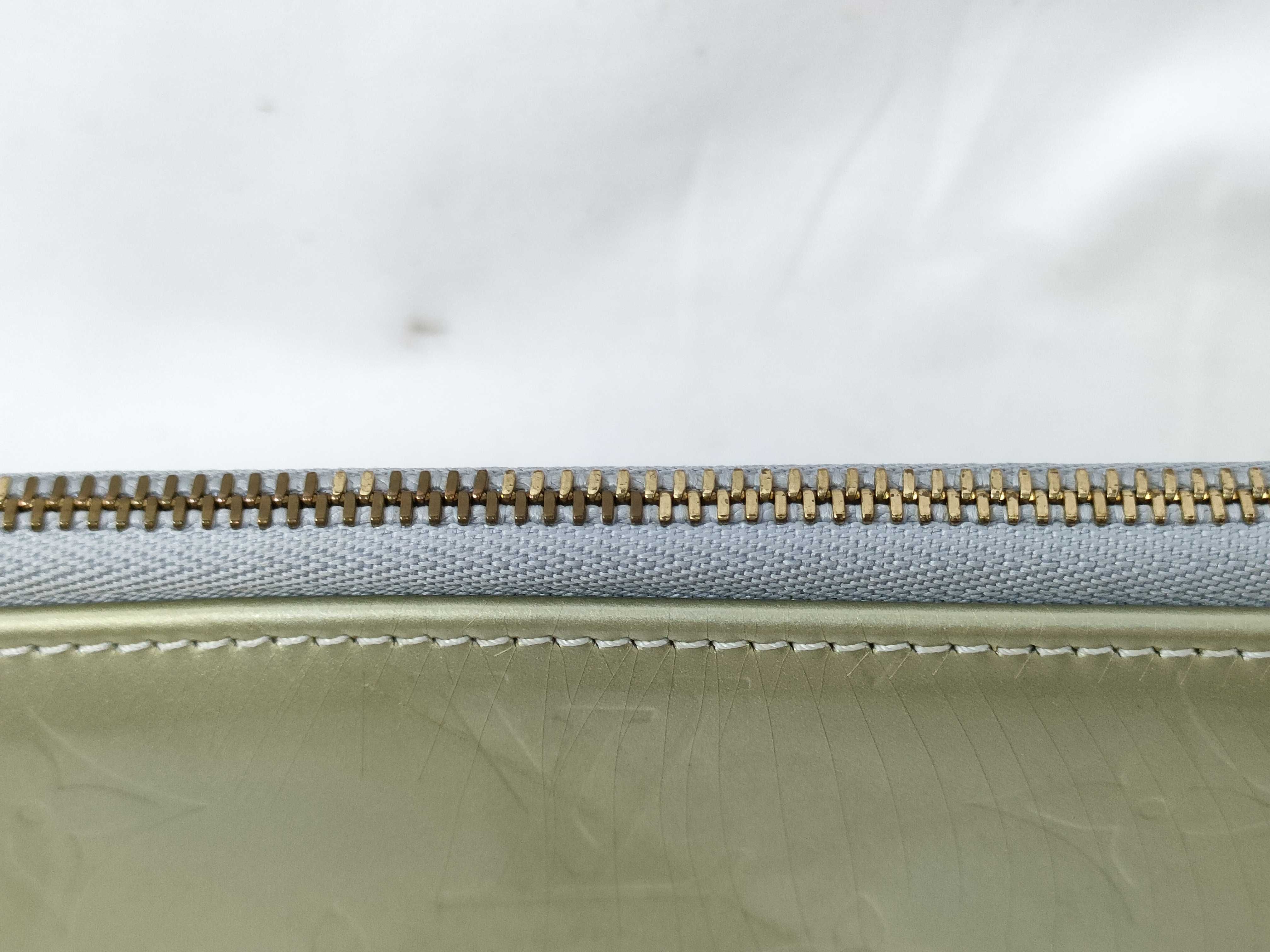 Vernis Louis Vuitton Green Monogram Vernis Lexington M91056 Handbag — view 4