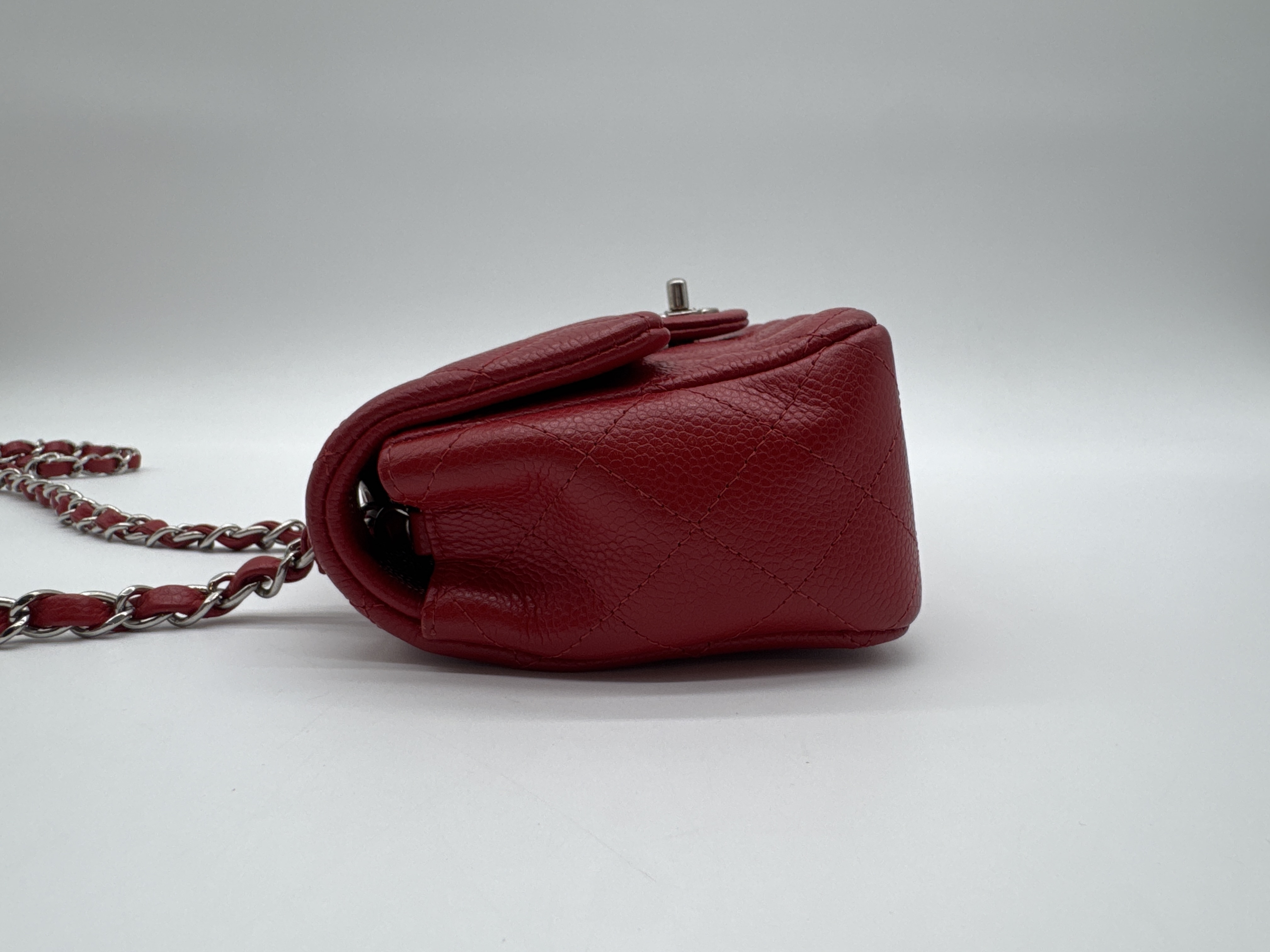 Caviar Skin Mini Matelassé Shoulder Bag — view 4