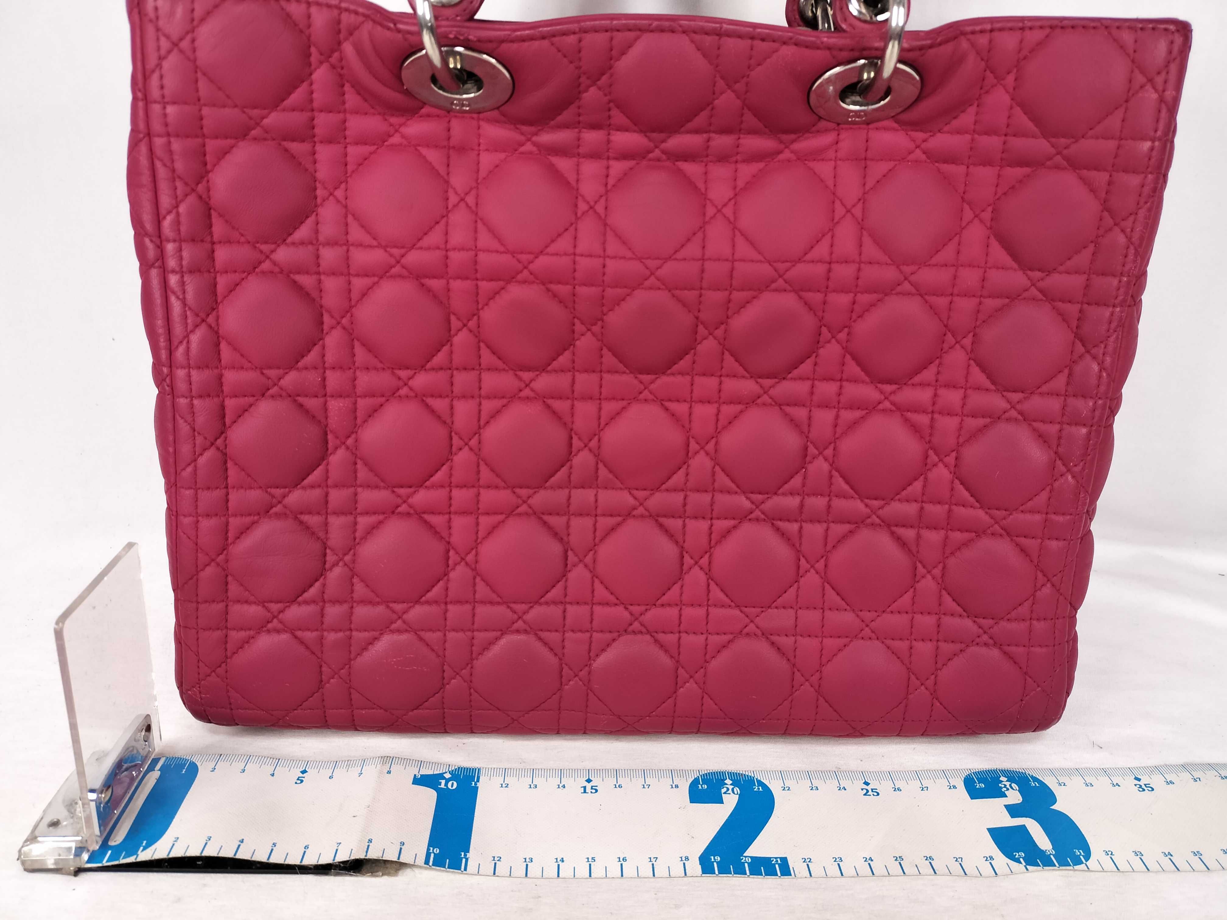 Lady Dior Cannage Large Handbag Shoulder Bag 2-Way Handbag — view 2