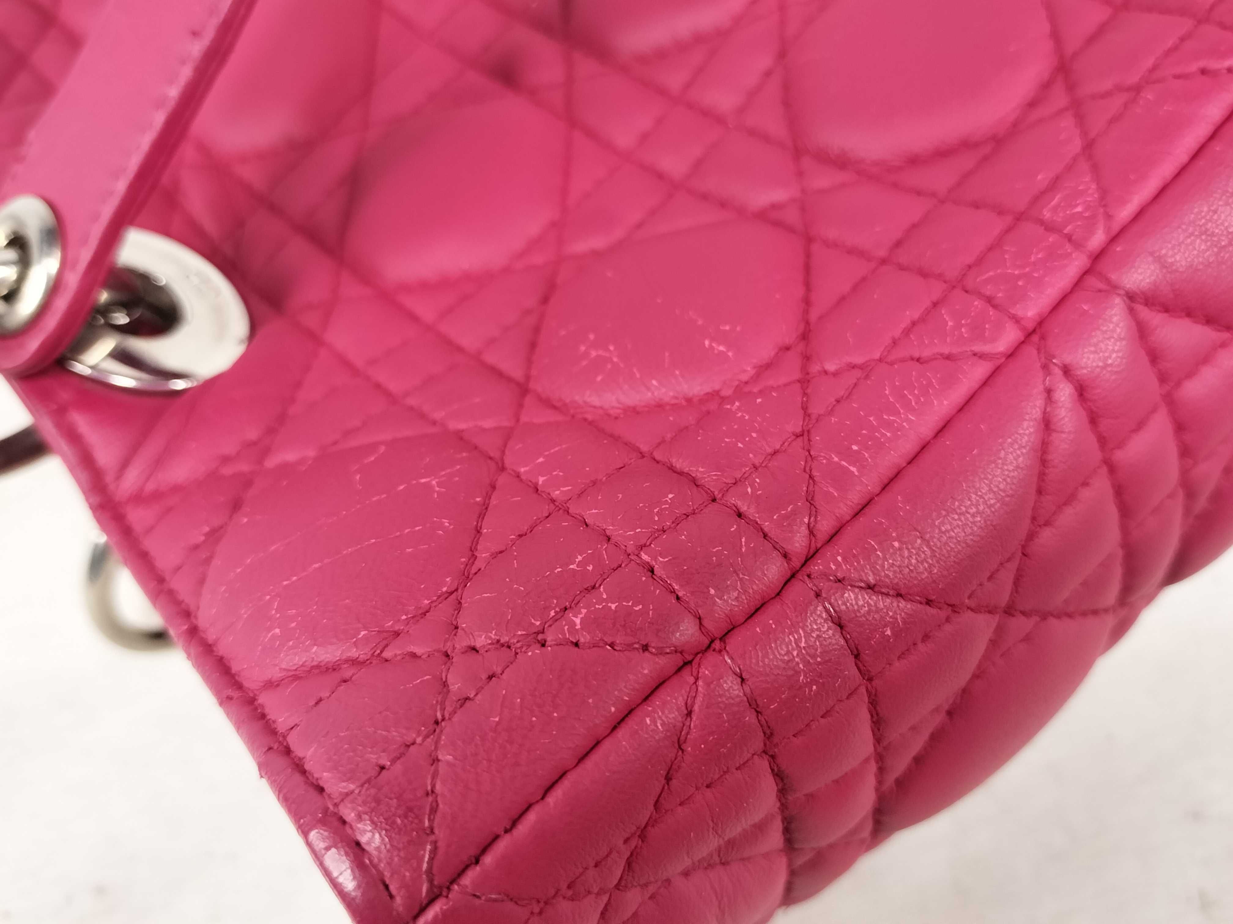Lady Dior Cannage Large Handbag Shoulder Bag 2-Way Handbag — view 14