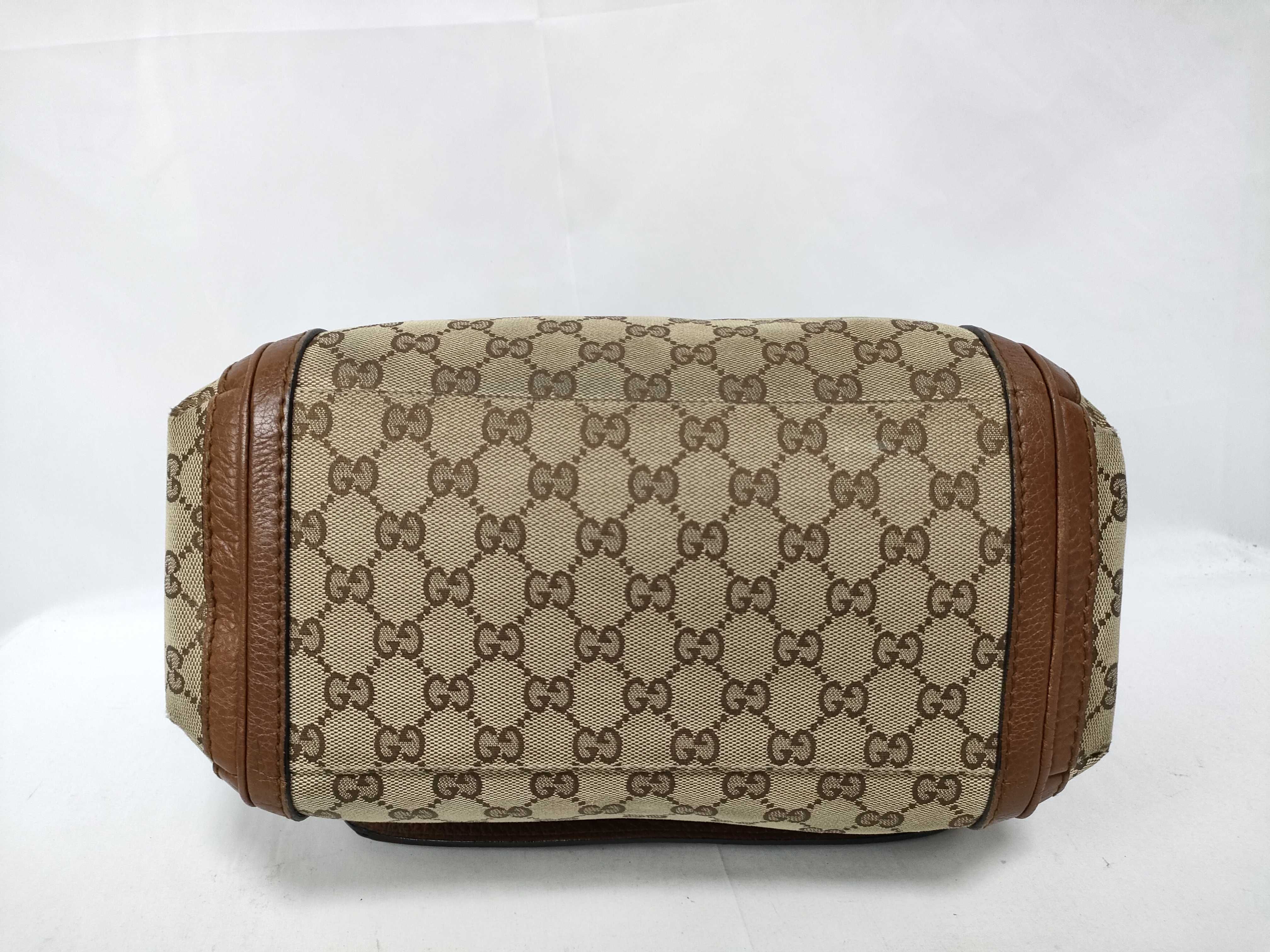 Brown GG Canvas Vintage Flap Sushi Single-Shoulder Bag with Long Shoulder Strap (Handbag) — view 3