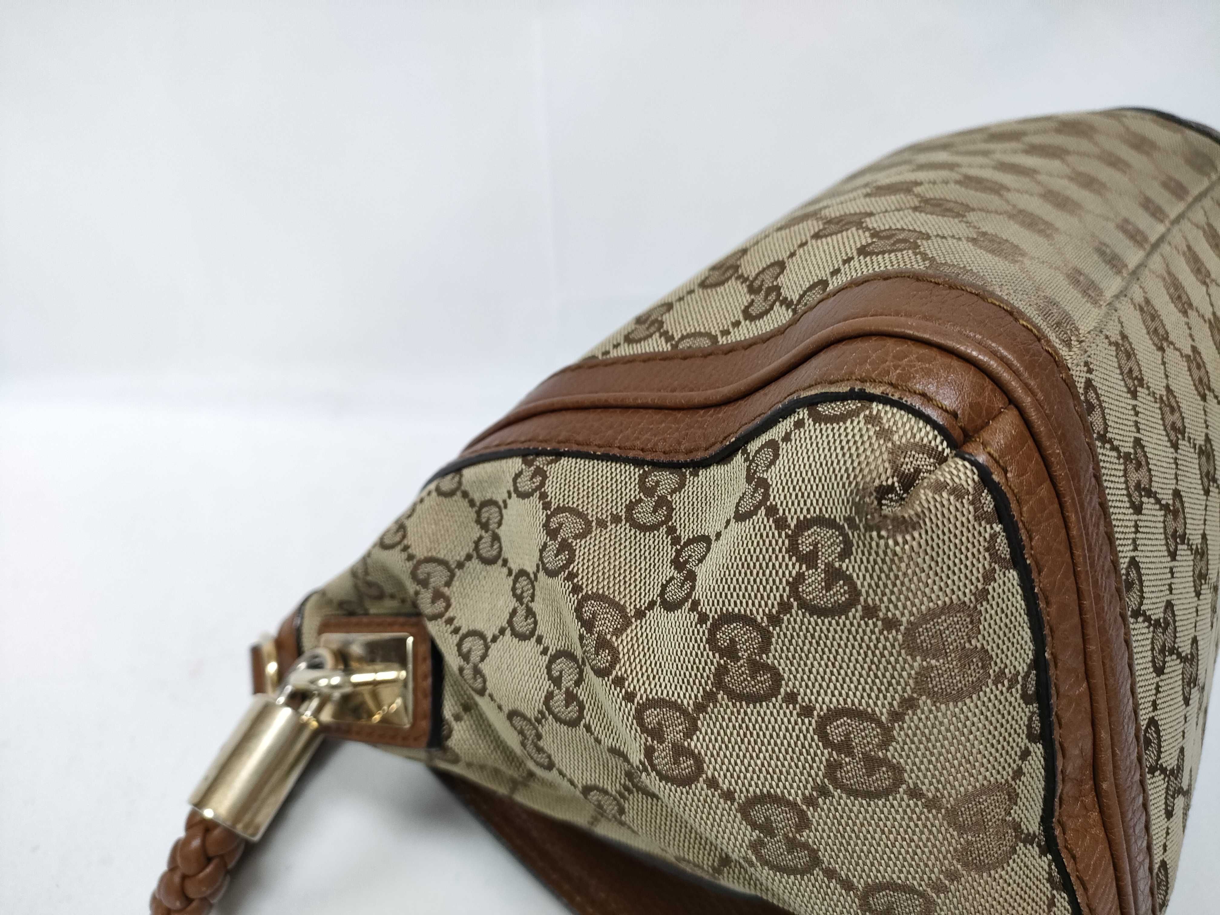 Brown GG Canvas Vintage Flap Sushi Single-Shoulder Bag with Long Shoulder Strap (Handbag) — view 6