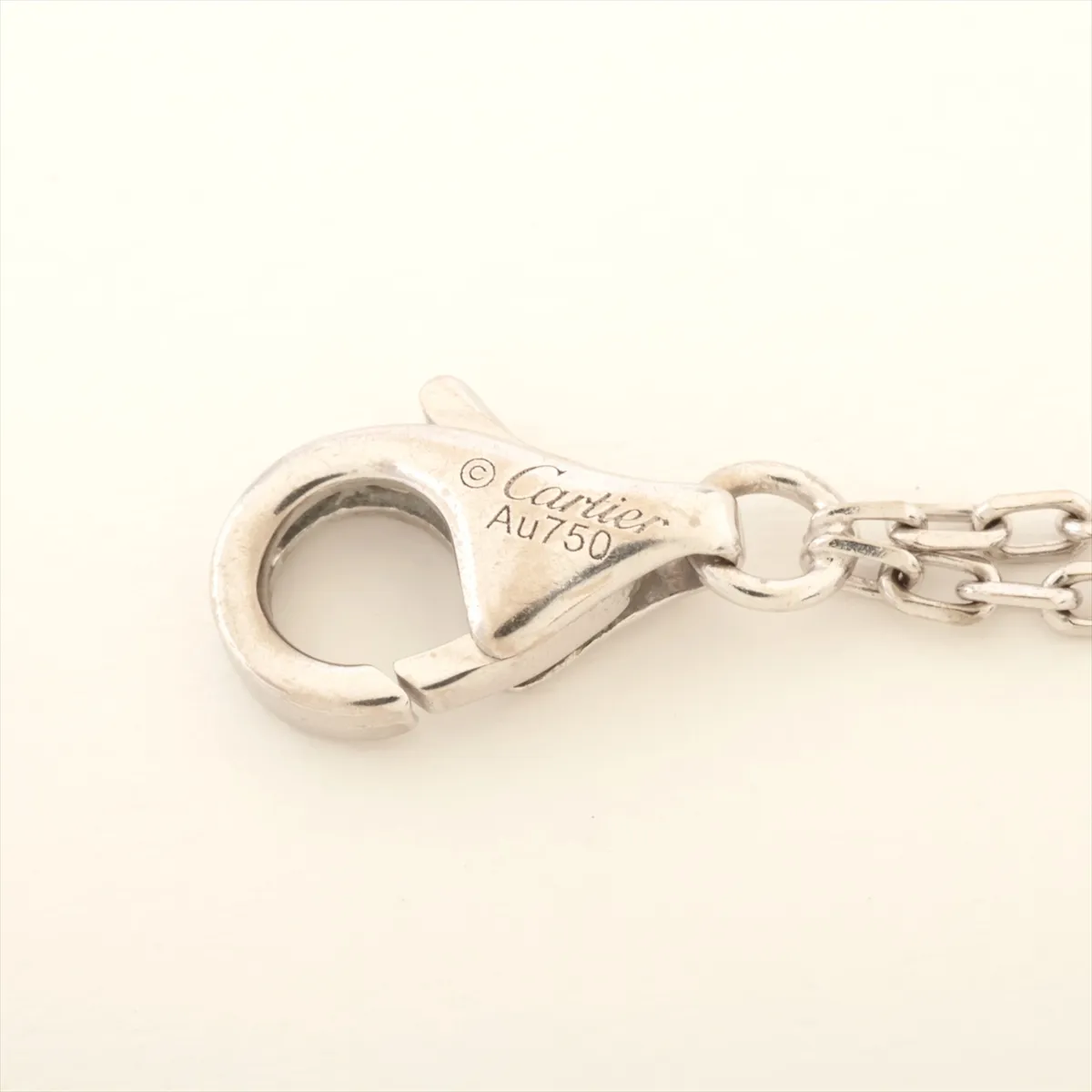 Love Circle 2P diamond bracelet 750(WG) 4.5g AIK805 dents — view 5
