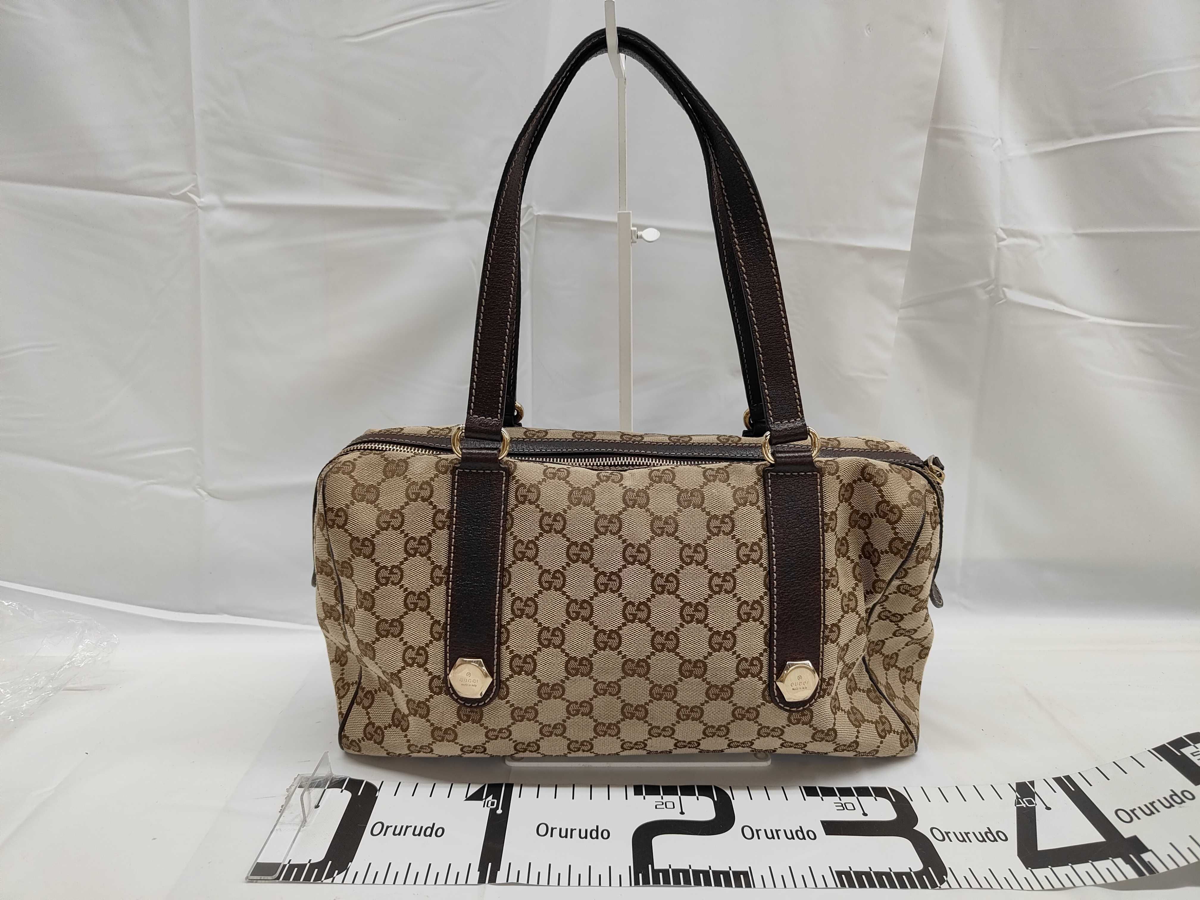 GG Canvas Shoulder Bag Brown Tote Bag — view 2