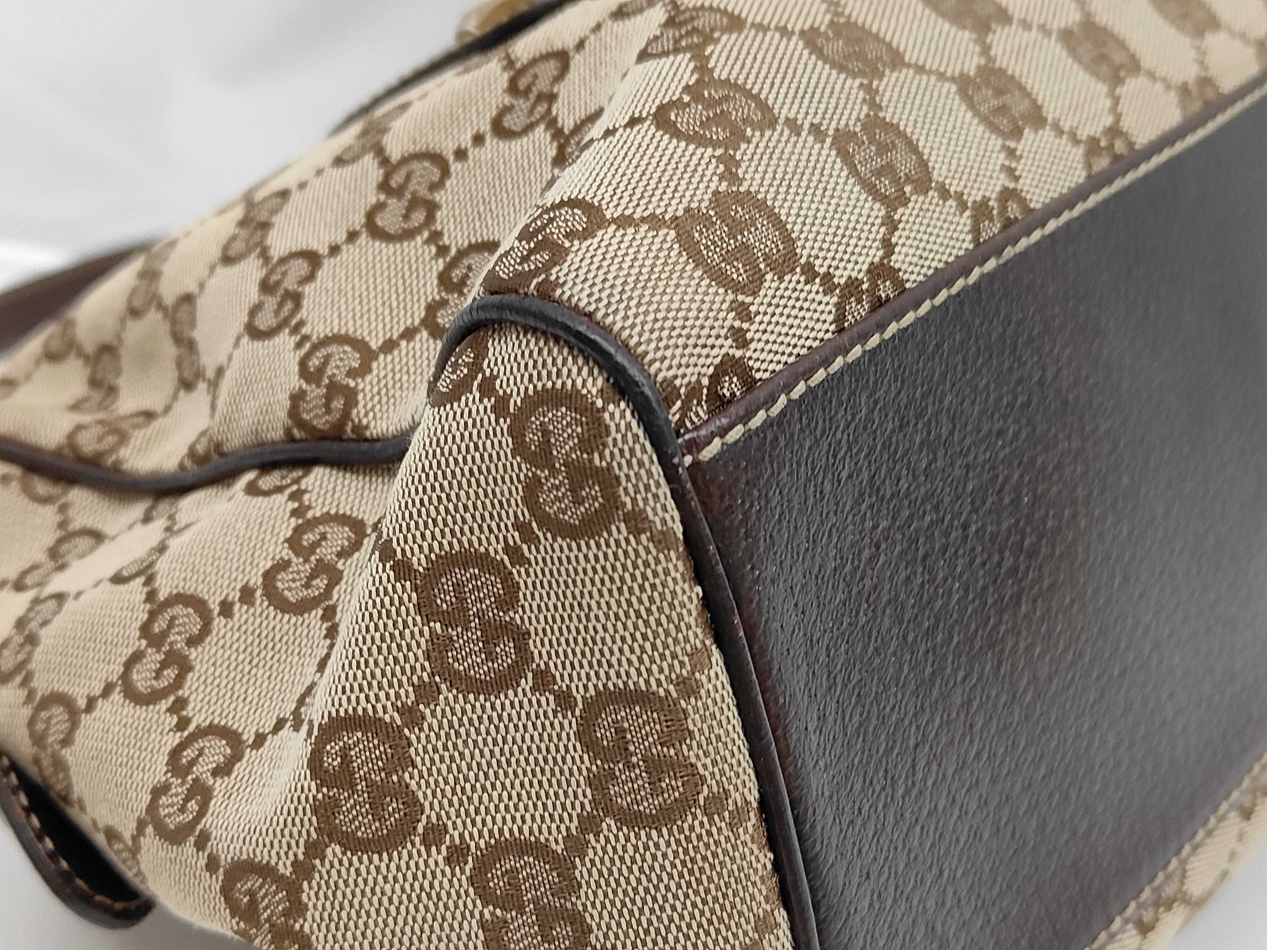 GG Canvas Shoulder Bag Brown Tote Bag — view 5