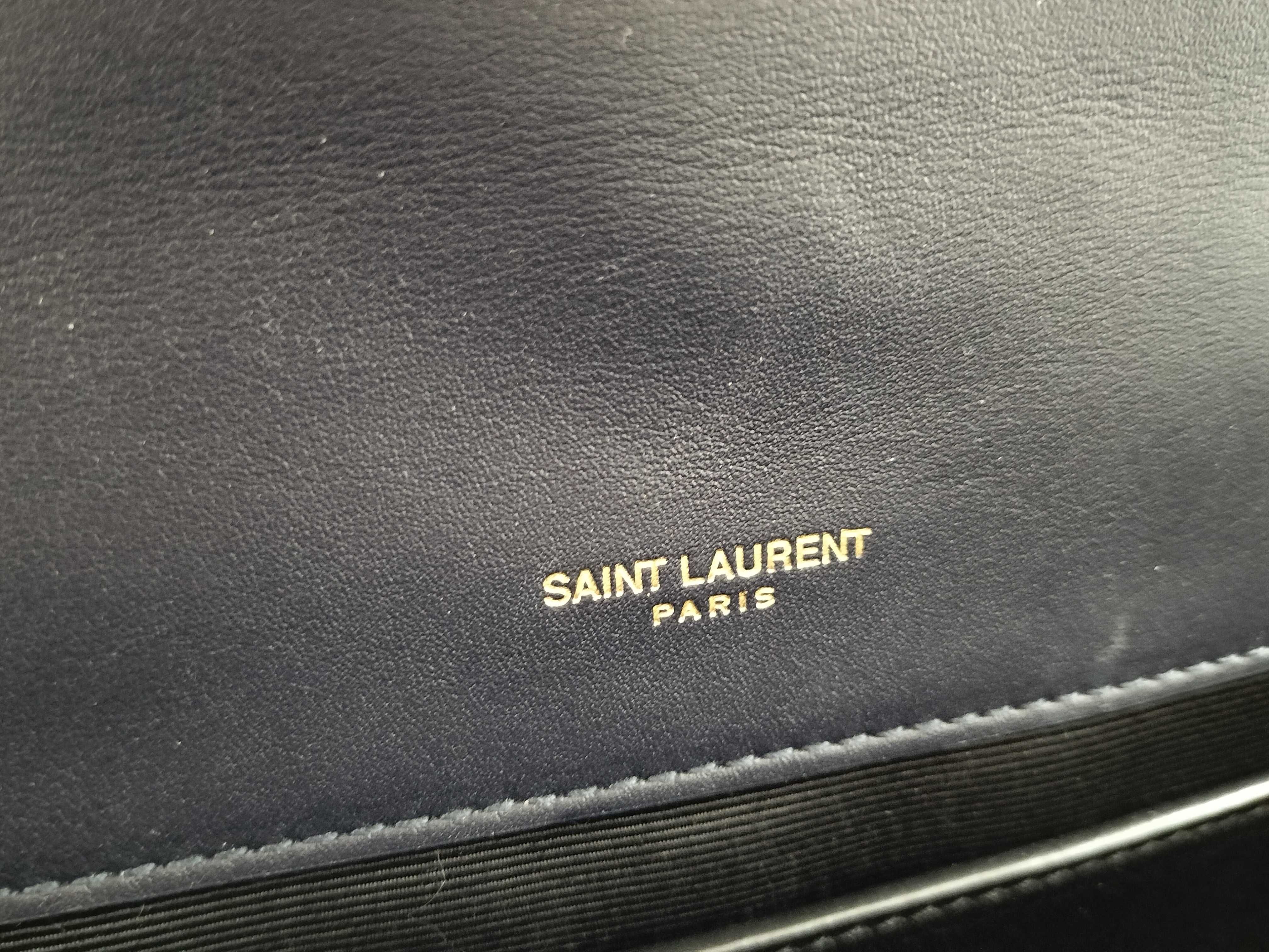 Envelope Canvas x Leather Chain Shoulder Bag — view 12