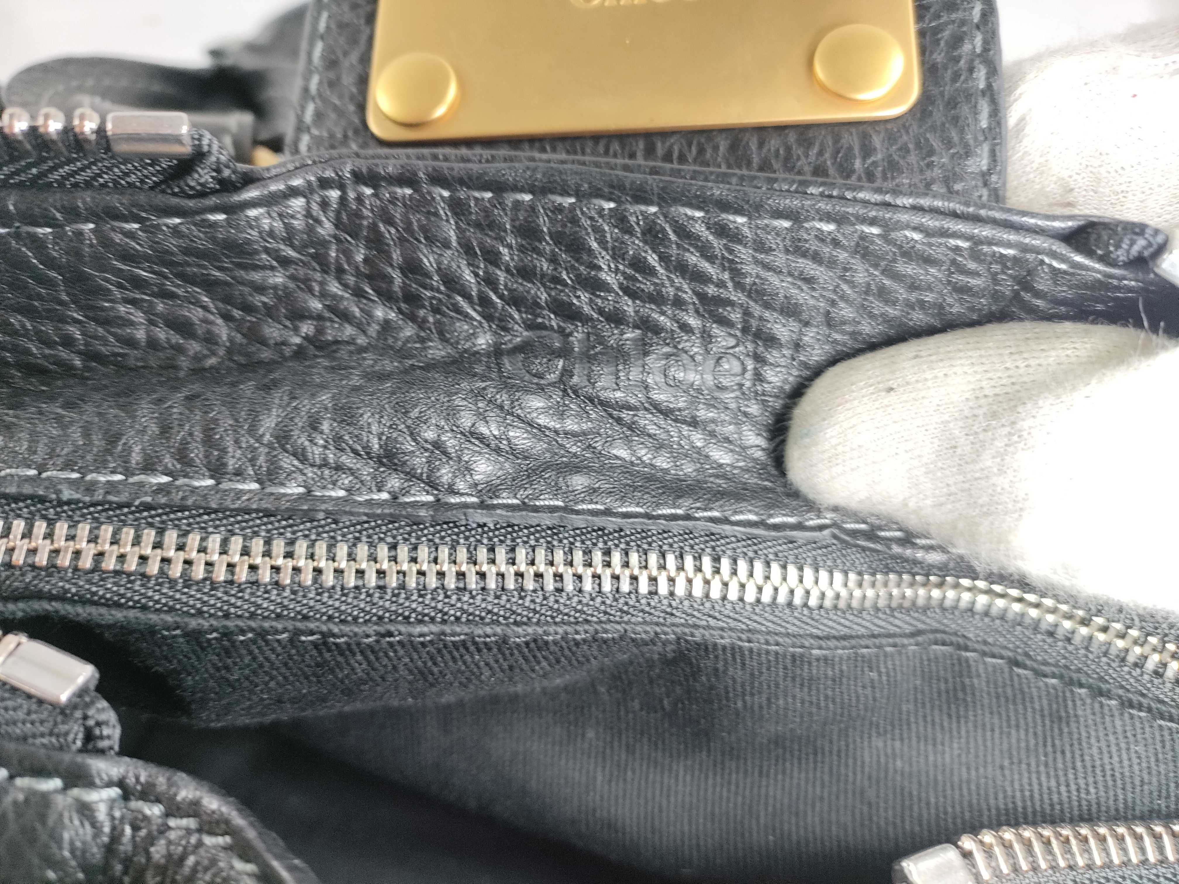 Paddington Leather Handbag, Black — view 12
