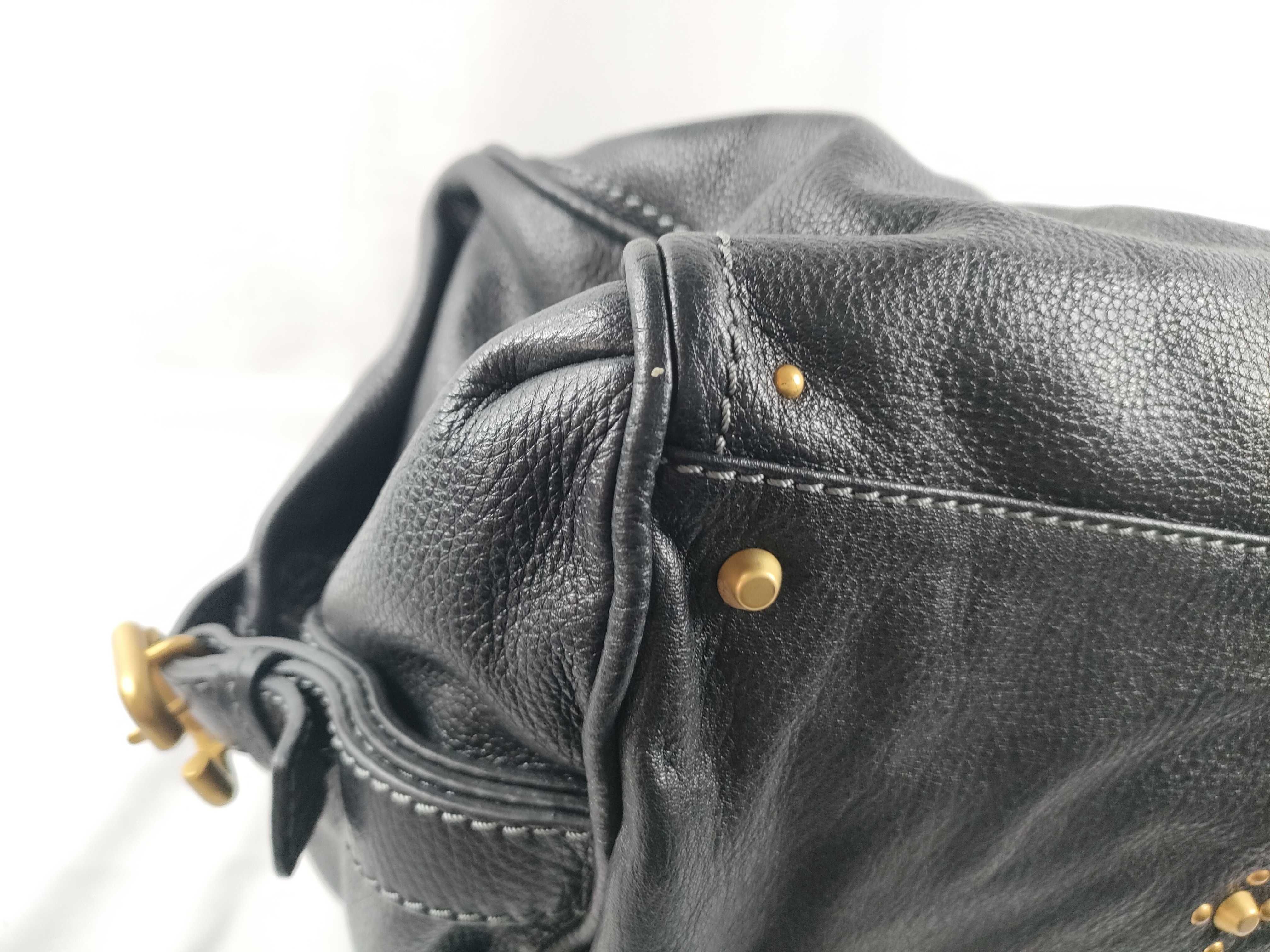 Paddington Leather Handbag, Black — view 3