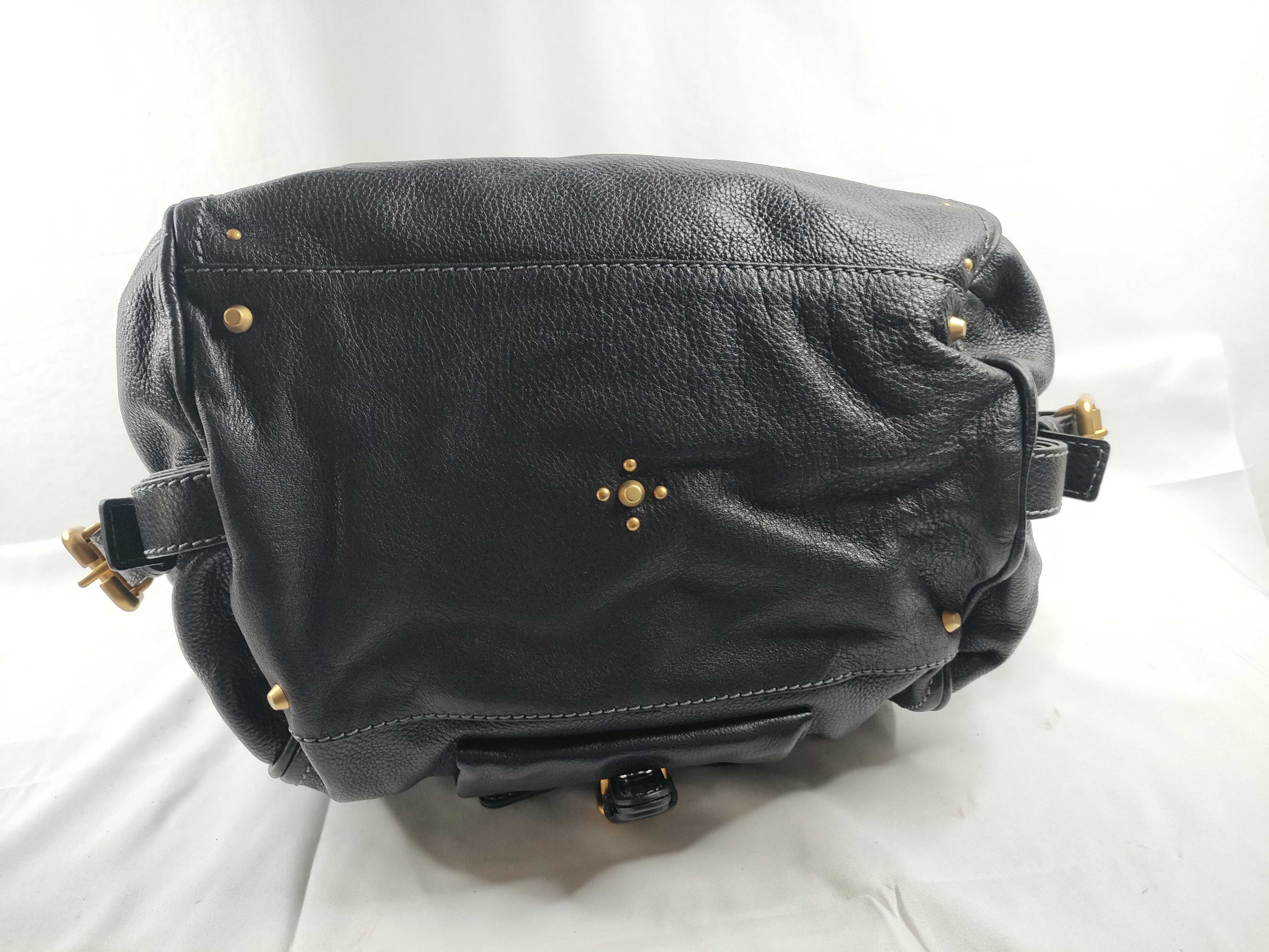Paddington Leather Handbag, Black — view 4