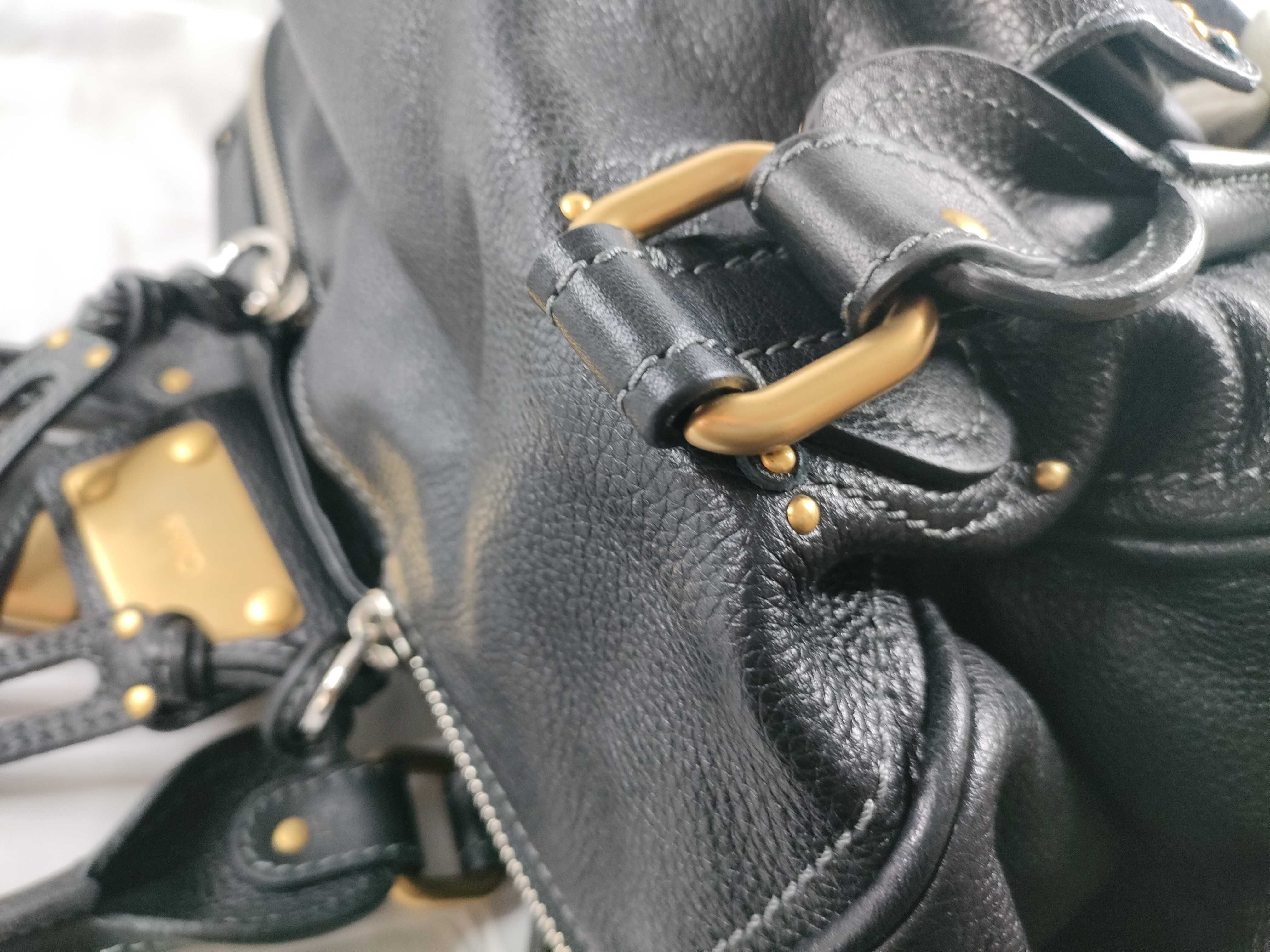 Paddington Leather Handbag, Black — view 8