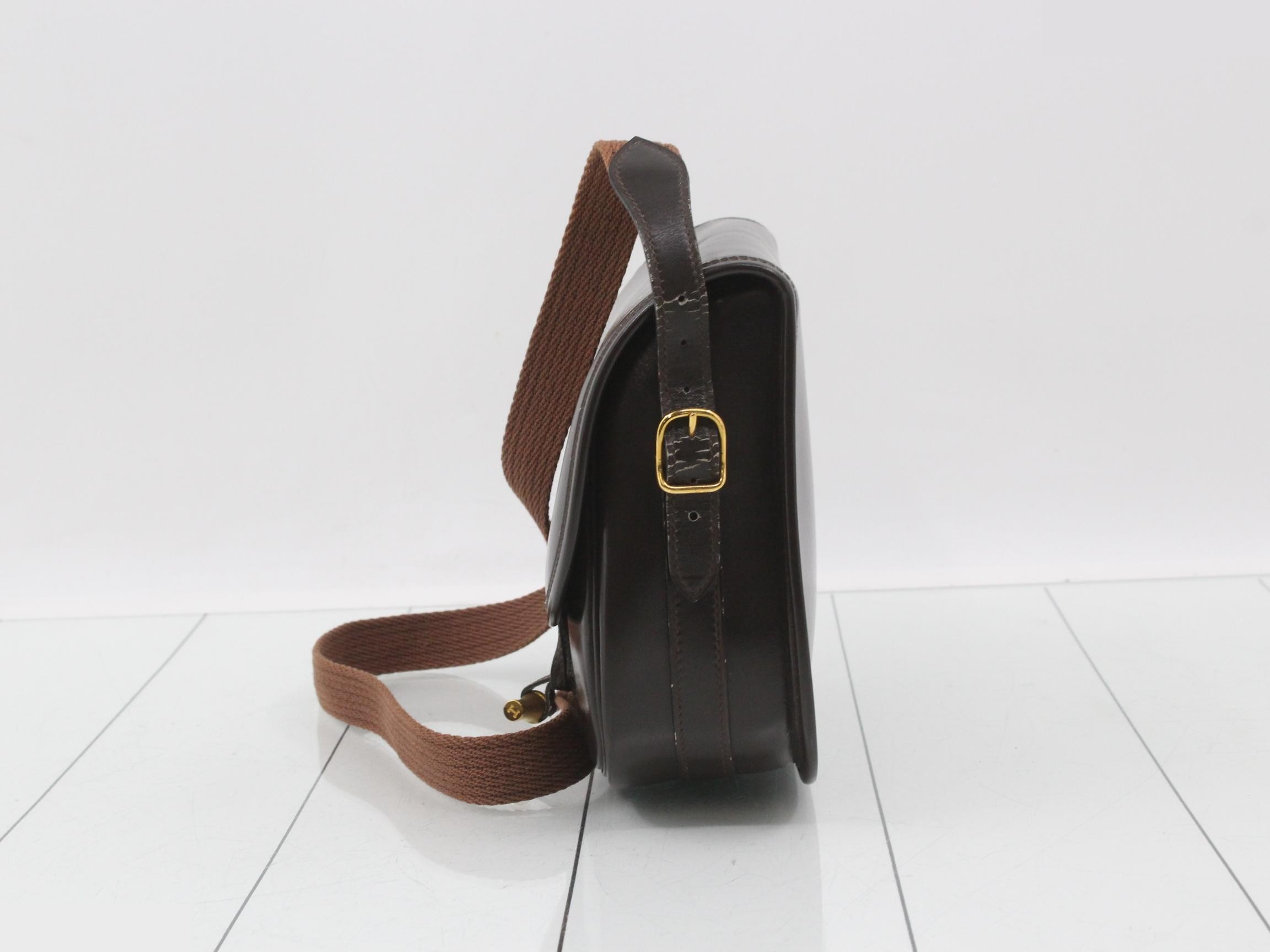 Duffle Bag, Chocolate, GP Box Calf Leather — view 3