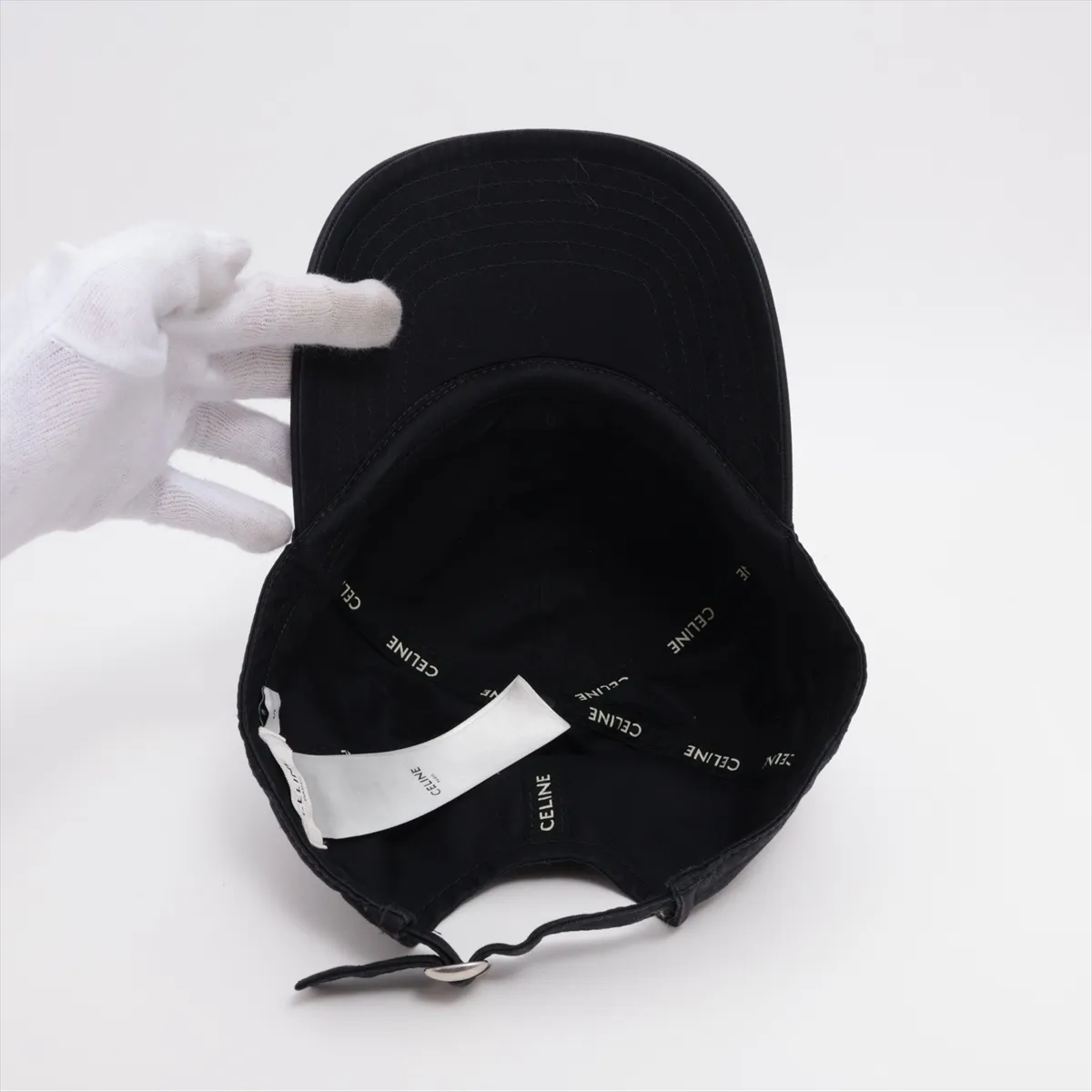 2AUA2969P C logo cap S cotton black — view 4