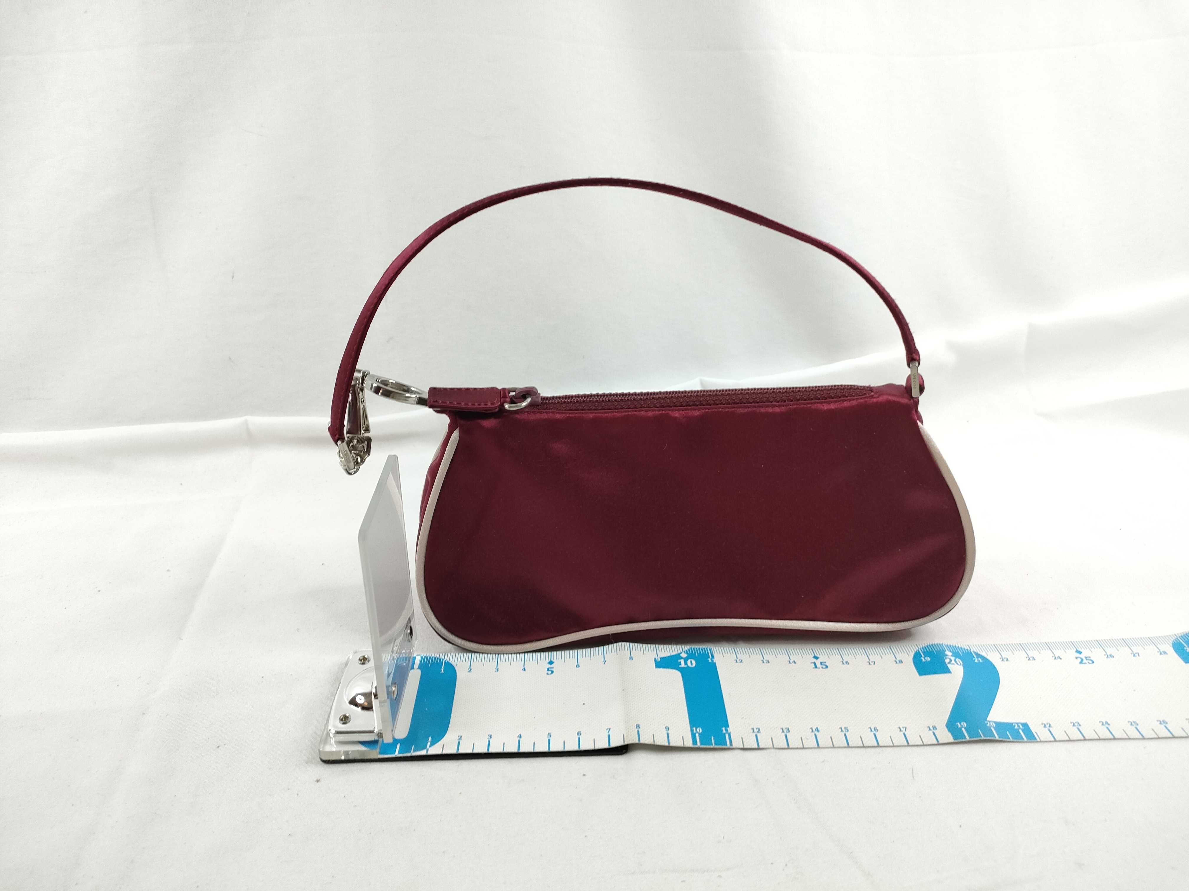 Nylon Prada Satin Shoulder Bag, Handbag with Box — view 2