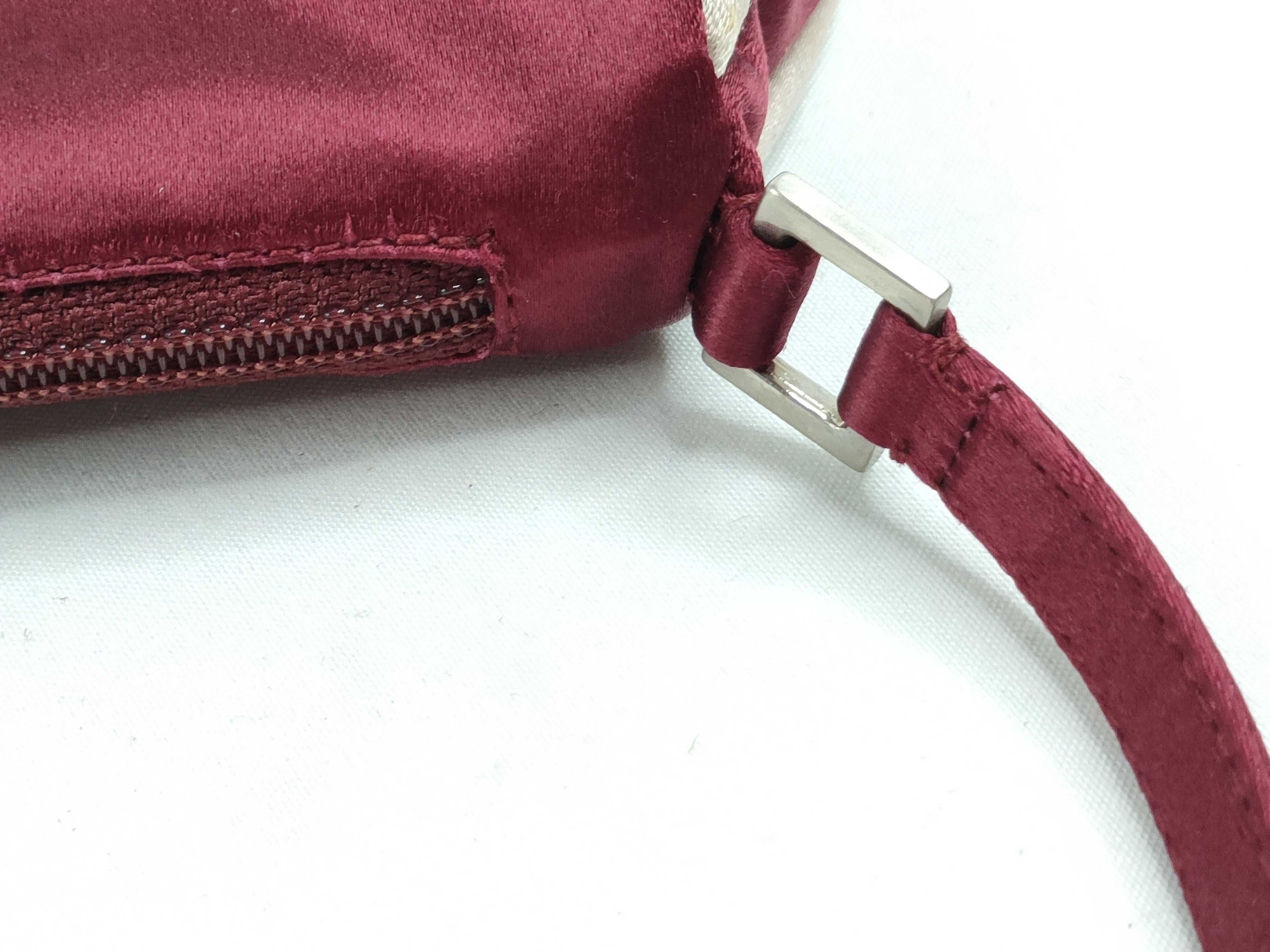 Nylon Prada Satin Shoulder Bag, Handbag with Box — view 8
