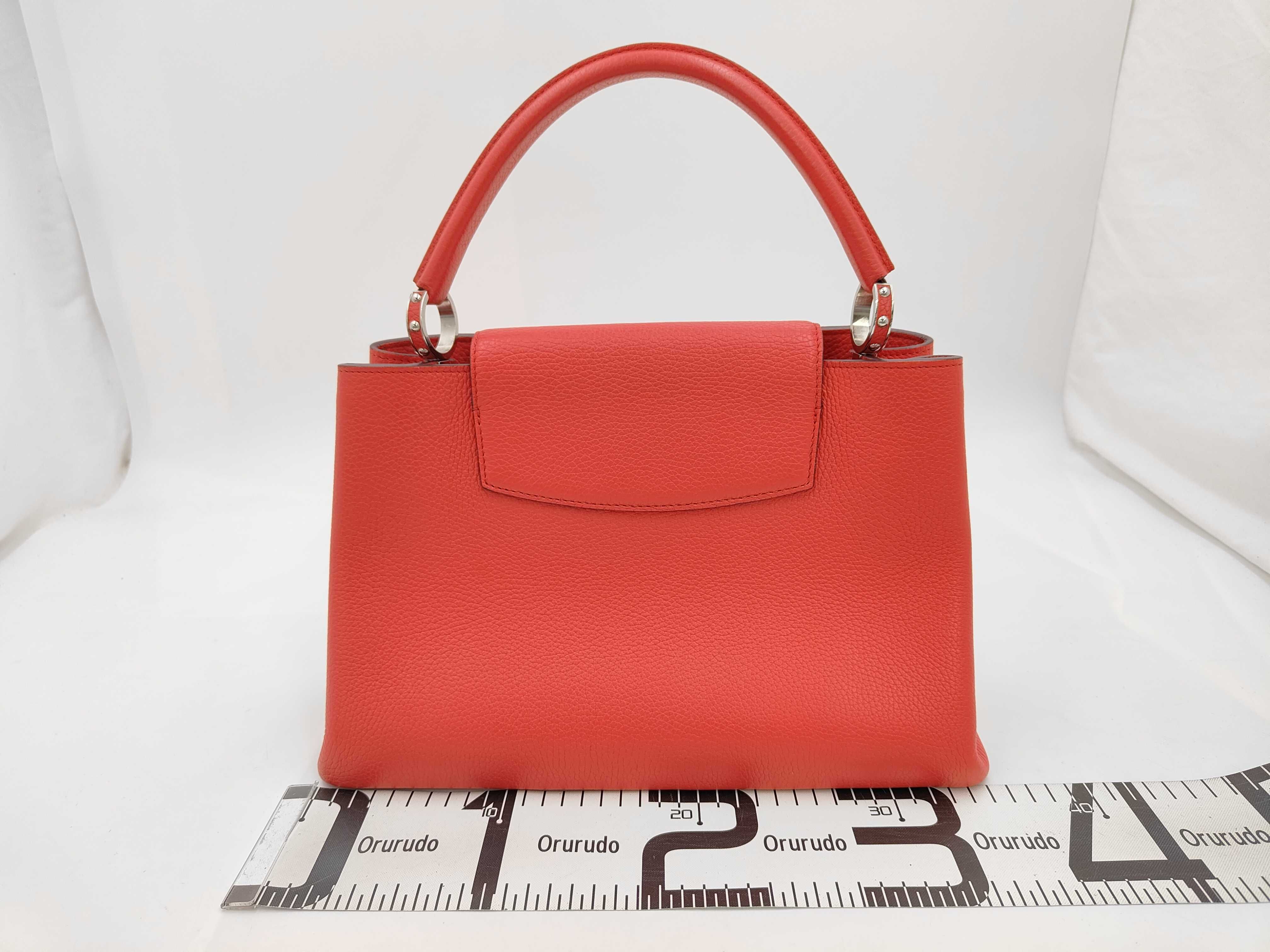 Capucines MM Red Handbag — view 2