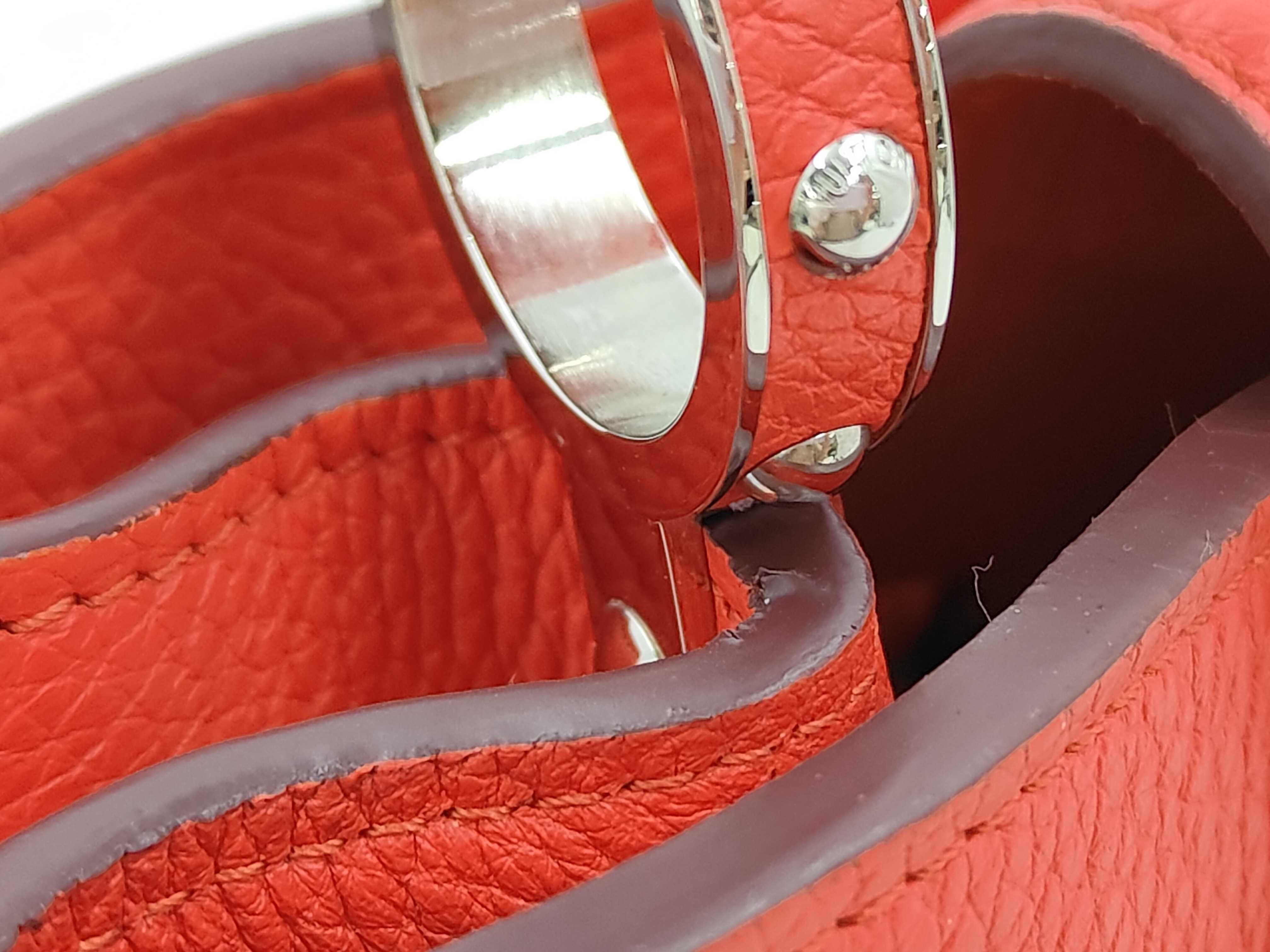 Capucines MM Red Handbag — view 3