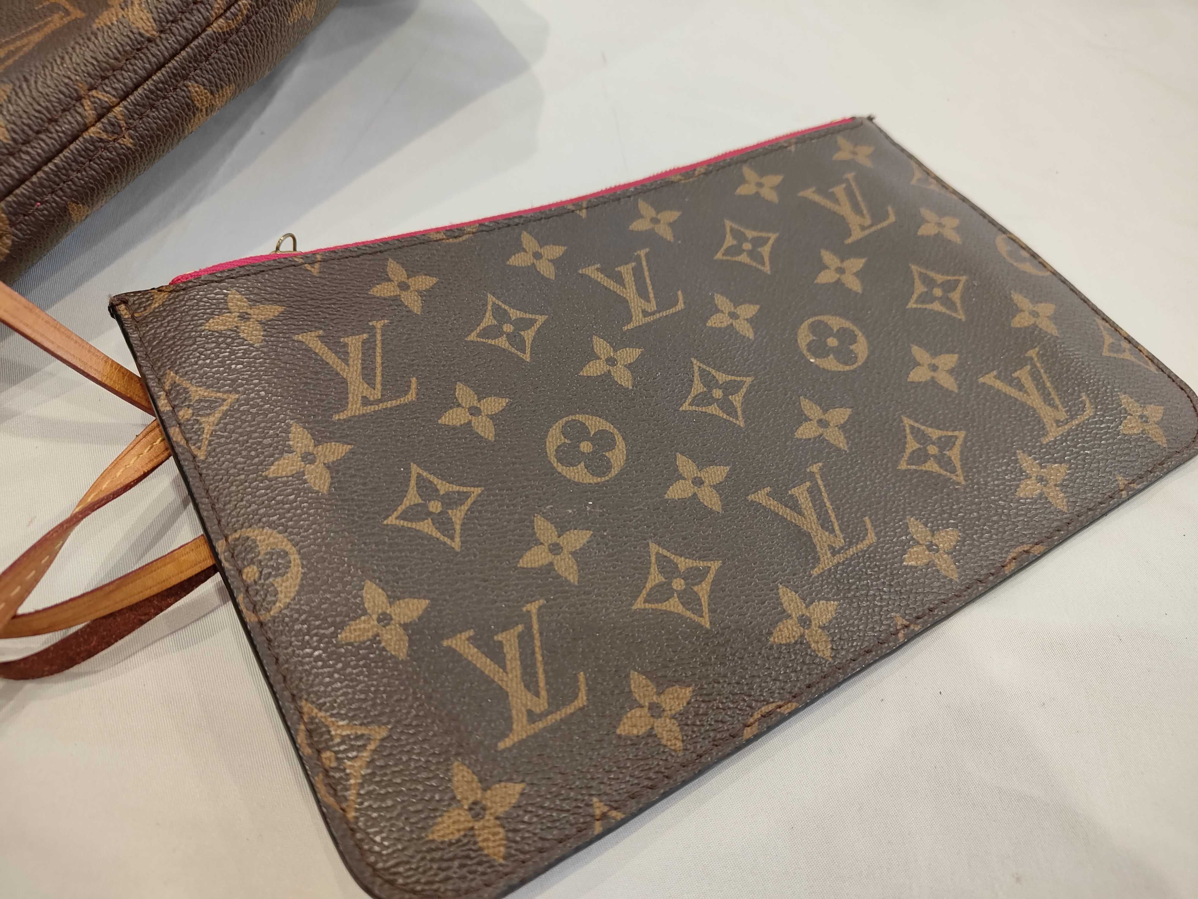 Monogram Neverfull MM Tote Bag with Pouch — view 14
