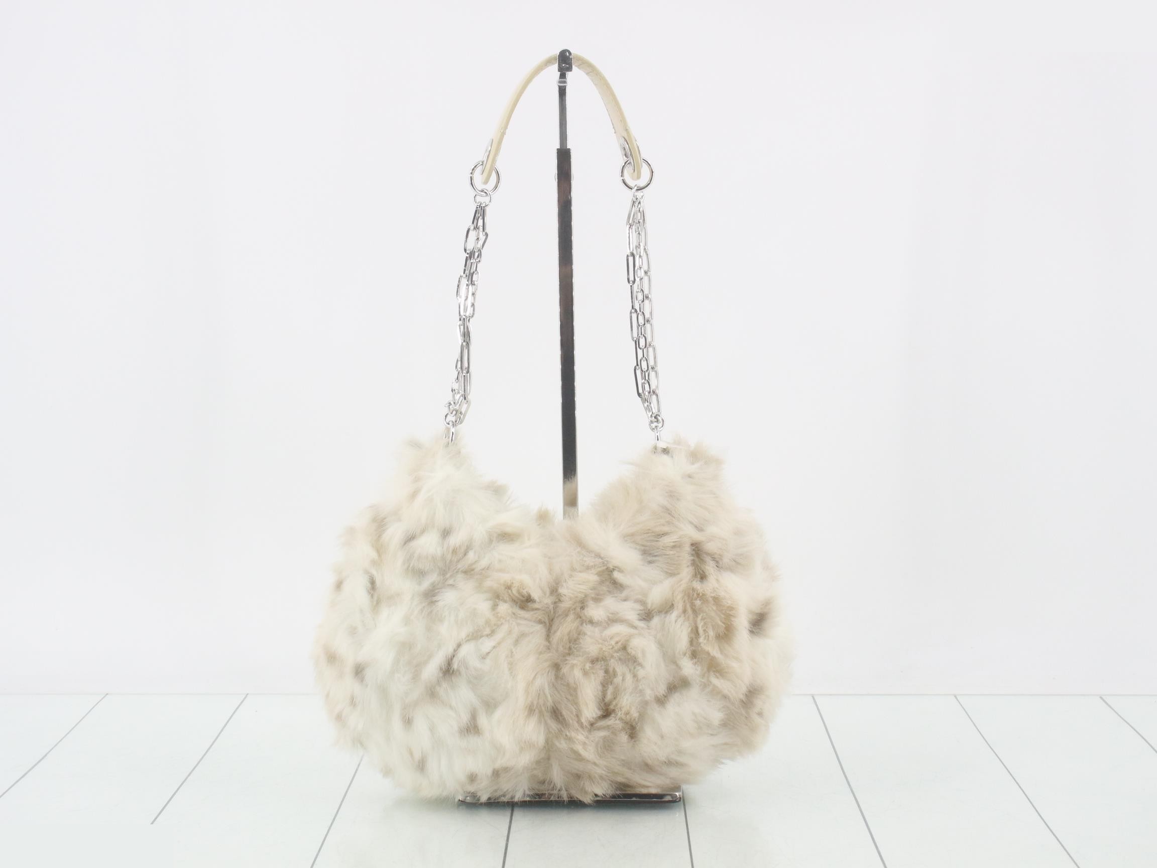 Fur chain bag/handbag — view 2
