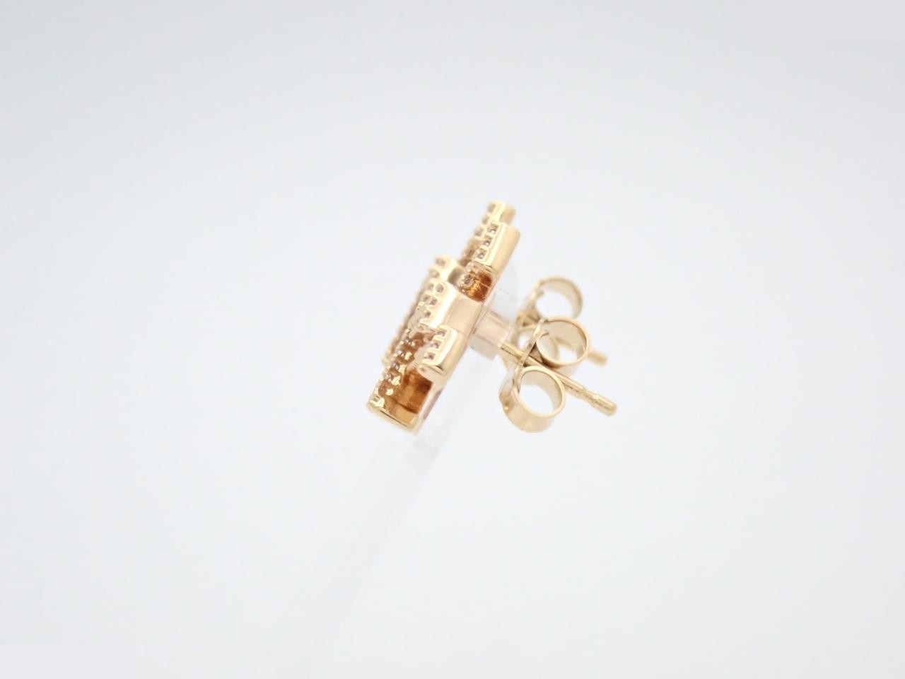 M00609 LV Iconic Strass Earrings, Rhinestone, Gold GP — view 3