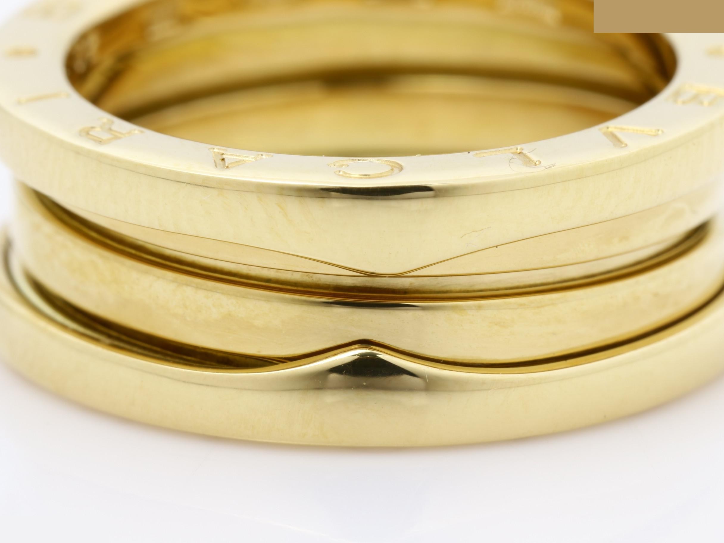 B.zero1 (precious metal) ring, 750YG, 8.54g, size #52 — view 2