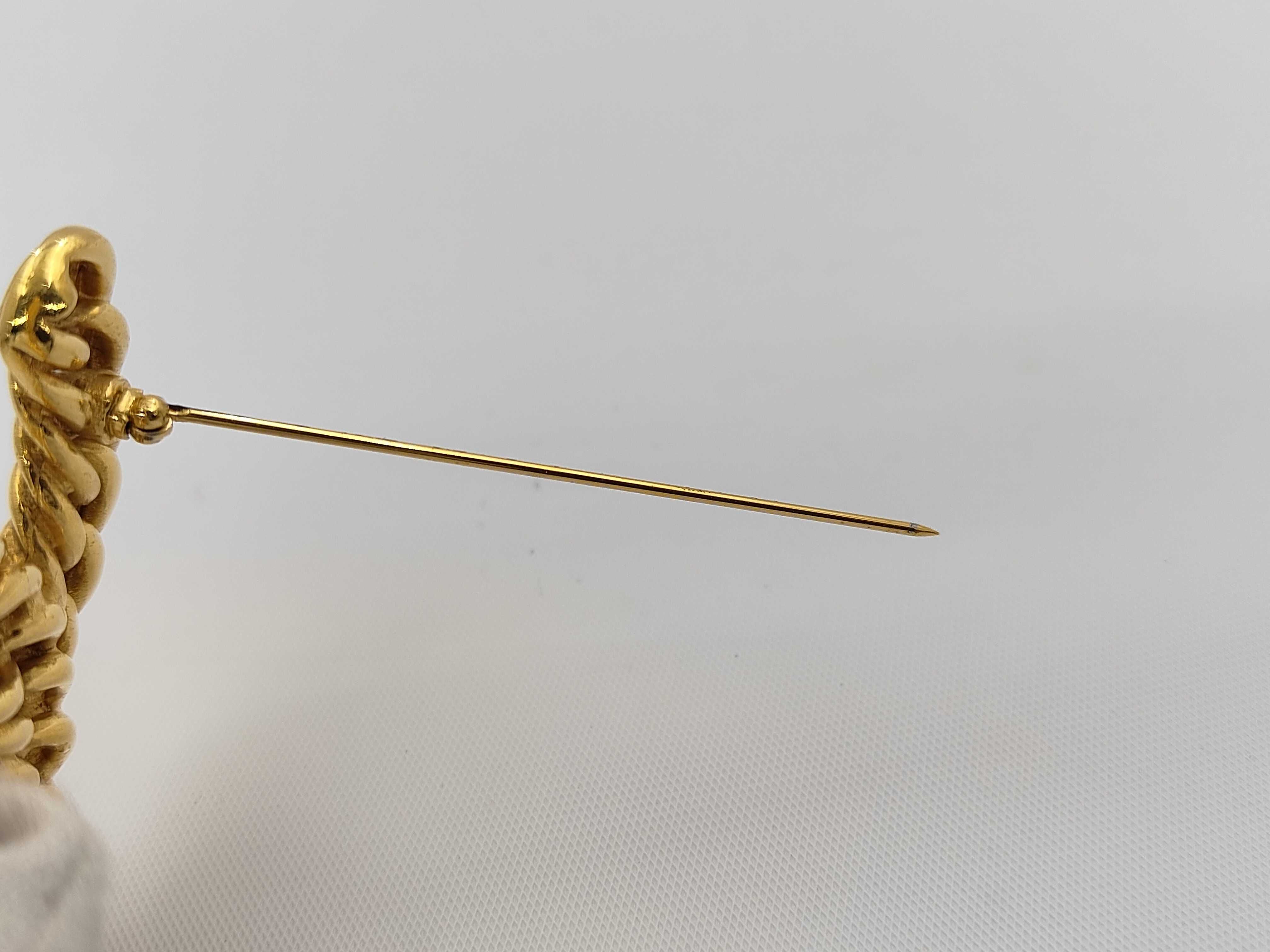 Coco Mark Vintage Tie Pin Brooch — view 3