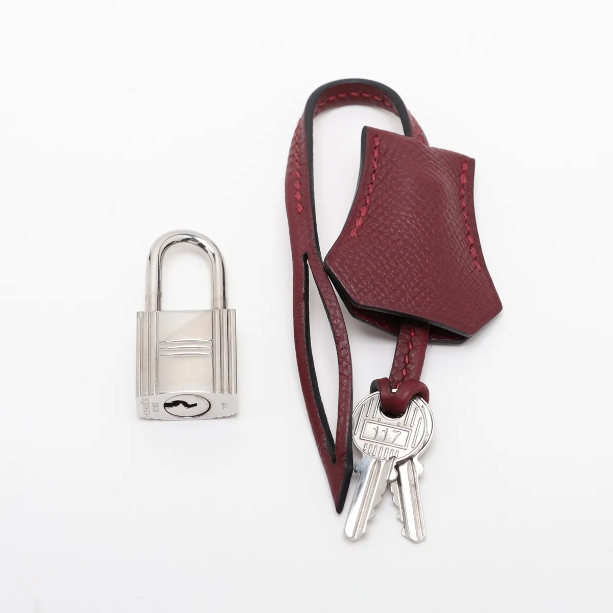[Individually packaged] Hermes Kelly 28 Sellier Veau Epsom Rouge H Silver Hardware A: 2017 — view 12