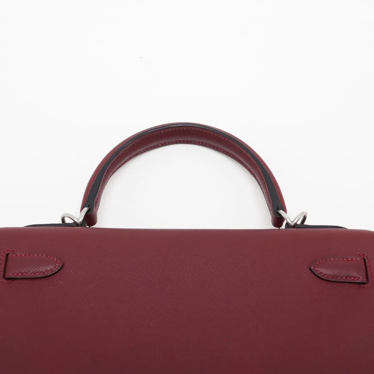 [Individually packaged] Hermes Kelly 28 Sellier Veau Epsom Rouge H Silver Hardware A: 2017 — view 6