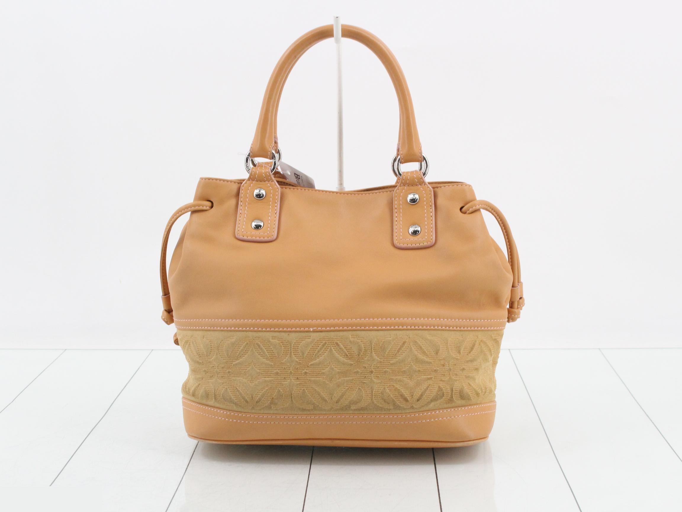 Suede Anagram Handbag - Bags & Handbags — view 2