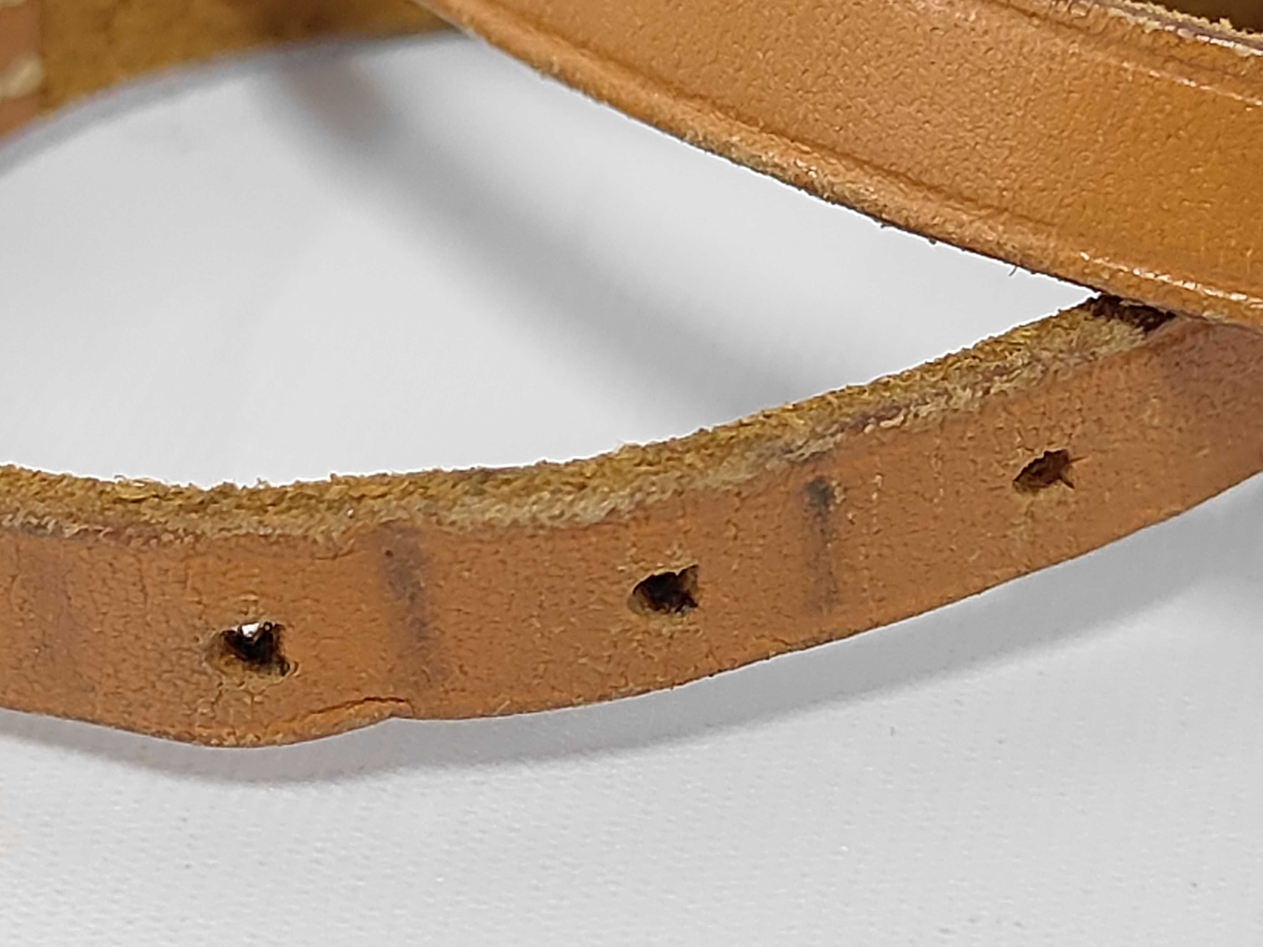 Api Leather Brown Silver Bracelet Choker Bracelet/Bangle — view 7