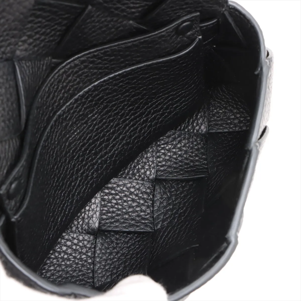 Diago Belt Leather Waist Pouch, Black — view 6