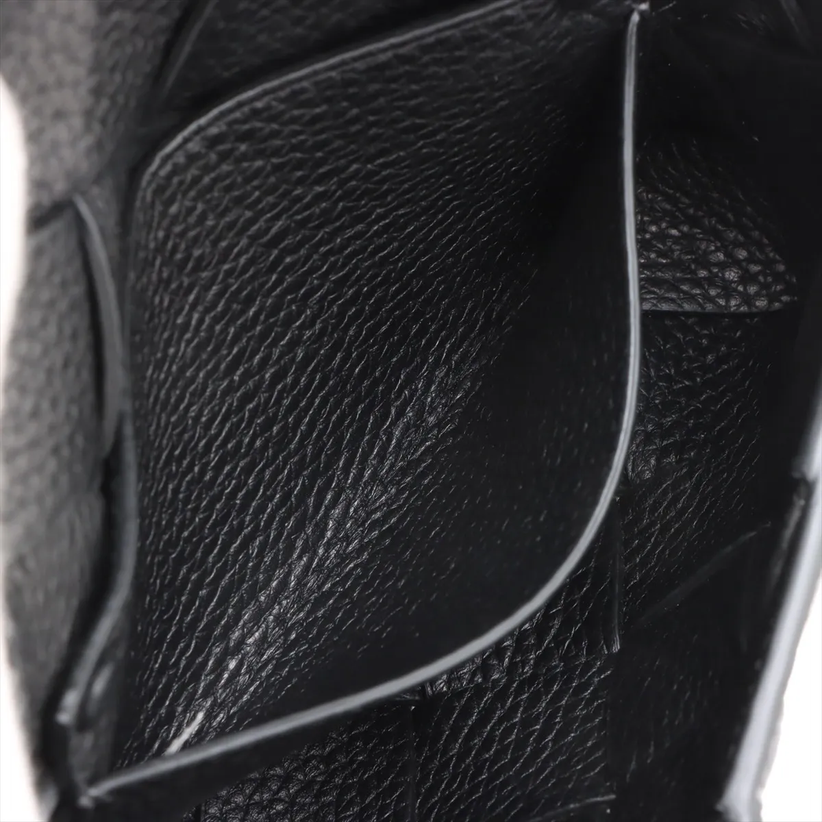Diago Belt Leather Waist Pouch, Black — view 7