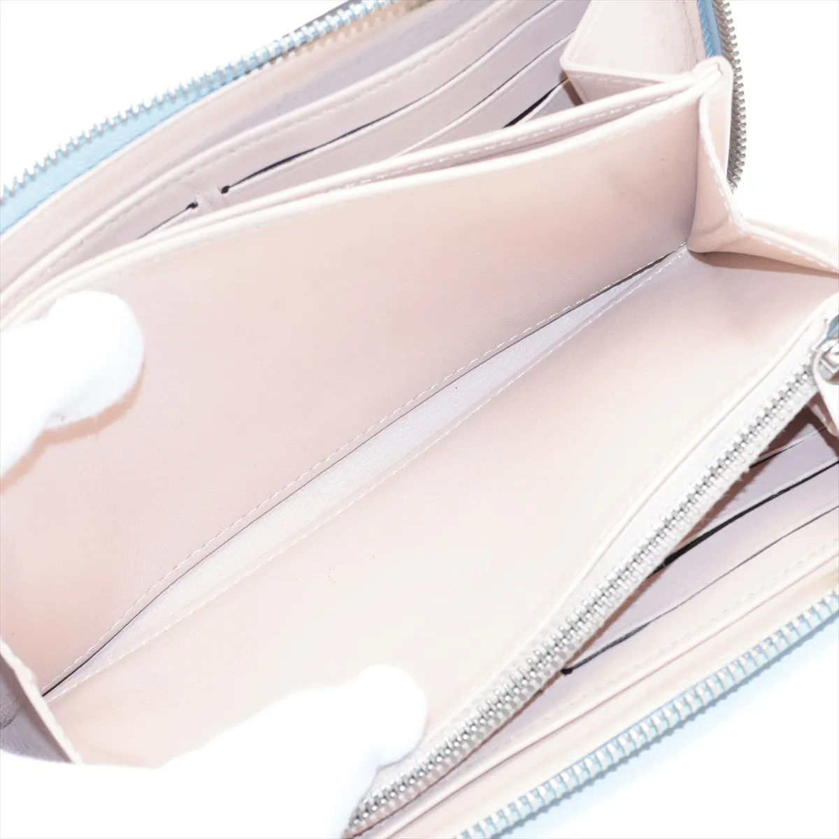 Mahina Zippy Wallet - Blue Round Zip Wallet Serial Unknown M29052 — view 7
