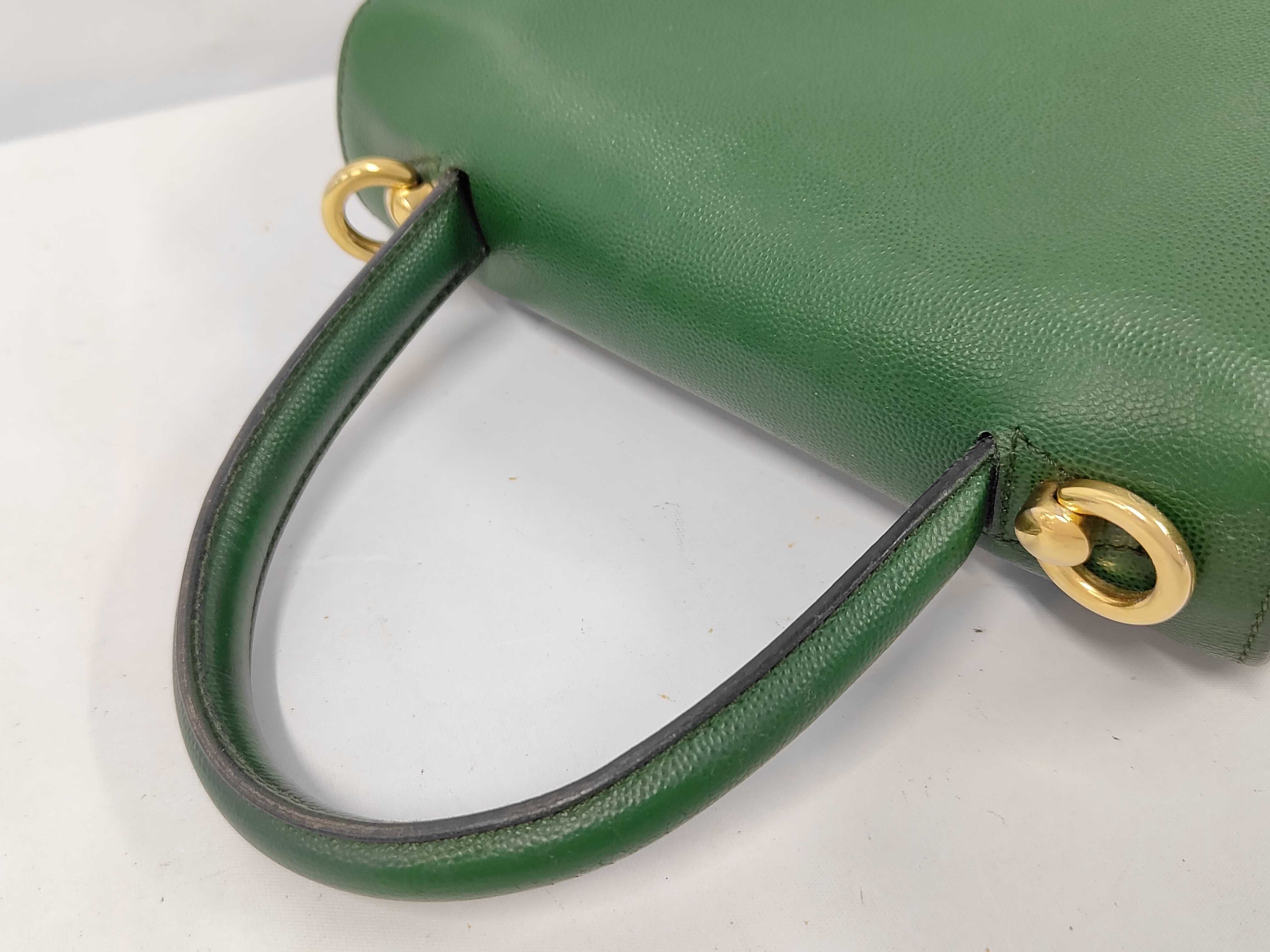 Vintage Leather Hand Shoulder Bag — view 5