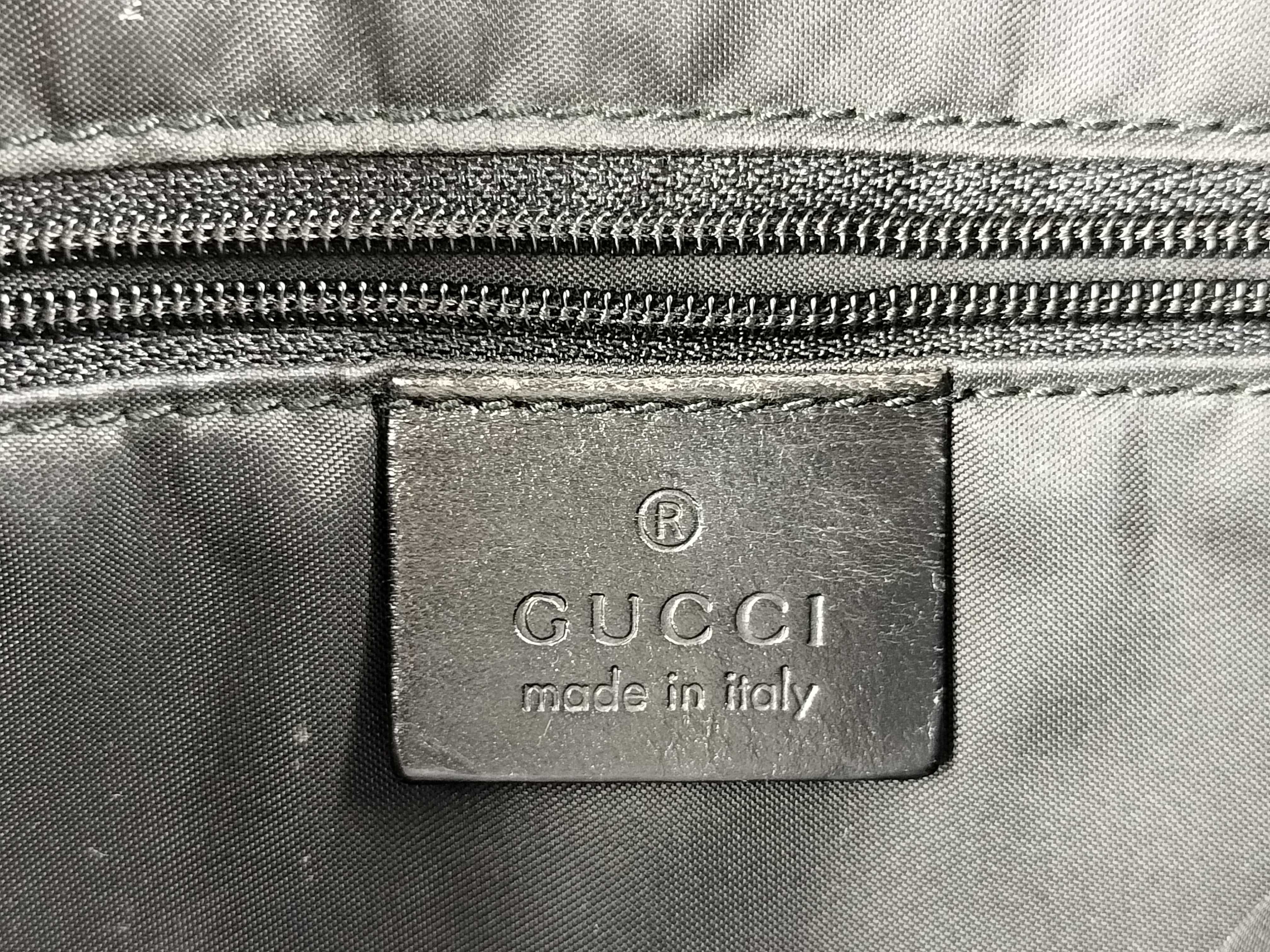 001.3766 Nylon x Leather Shoulder Bag with Dust Bag — view 12