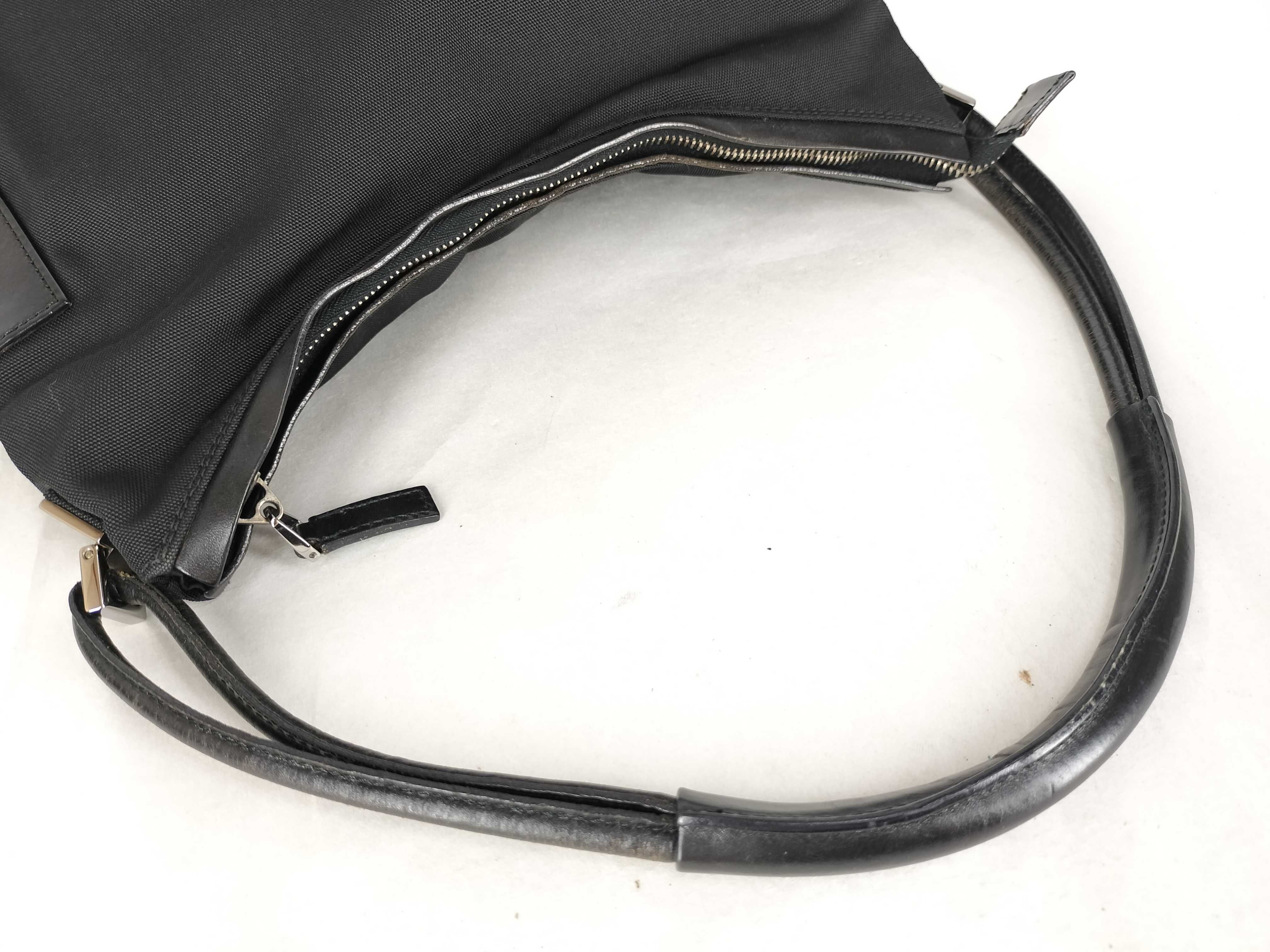 001.3766 Nylon x Leather Shoulder Bag with Dust Bag — view 3