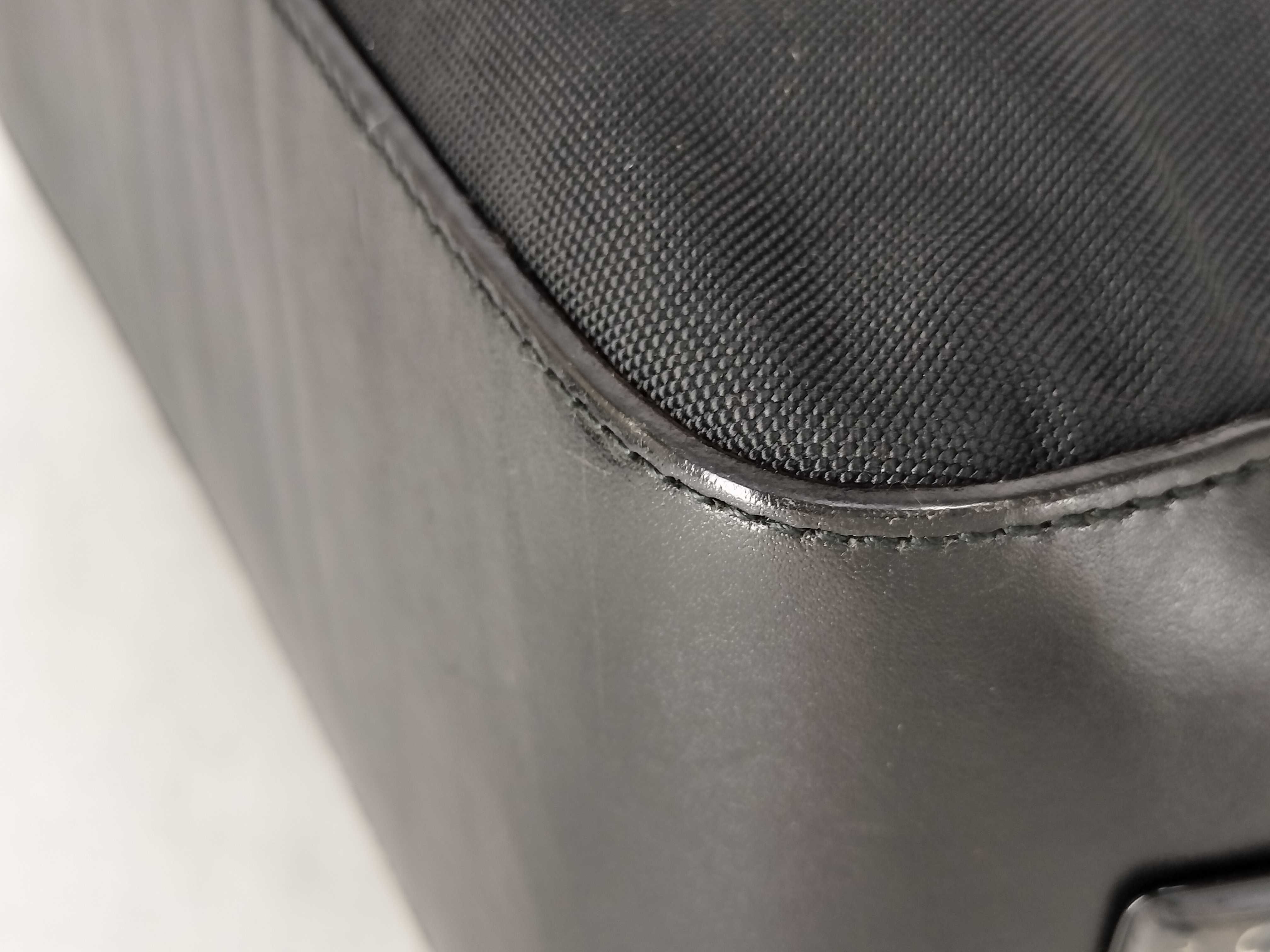 001.3766 Nylon x Leather Shoulder Bag with Dust Bag — view 7