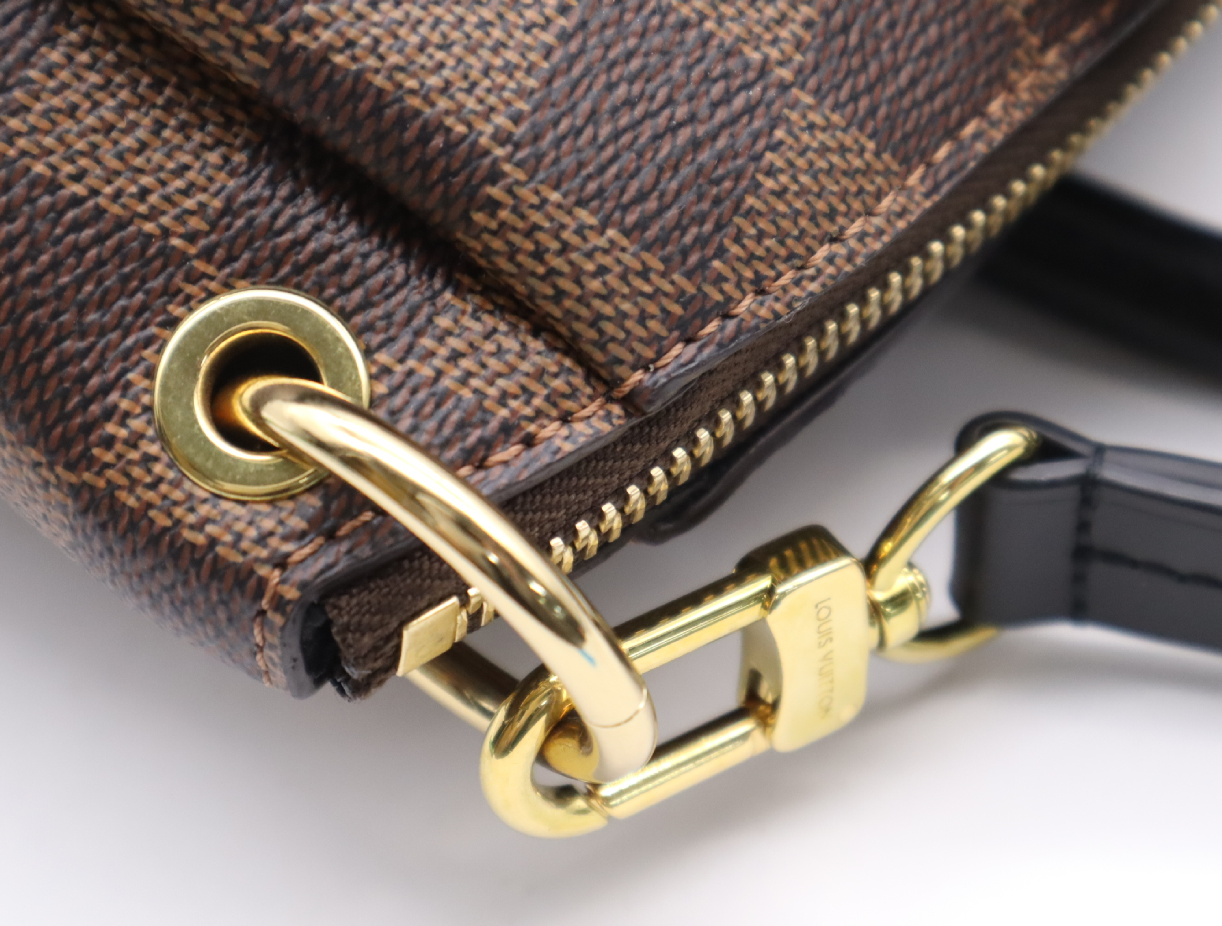 N45282 Damier Odeon Tote PM with shoulder strap and charm, RFID verified, handbag. — view 8