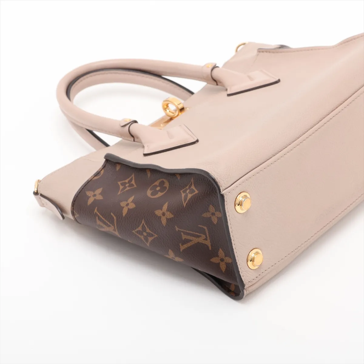 Monogram On My Side PM M57729 Beige x Brown (RFID detected) — view 4