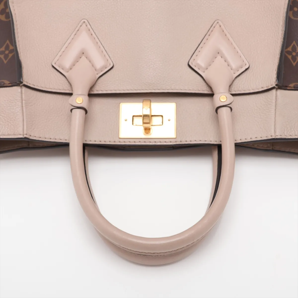 Monogram On My Side PM M57729 Beige x Brown (RFID detected) — view 5
