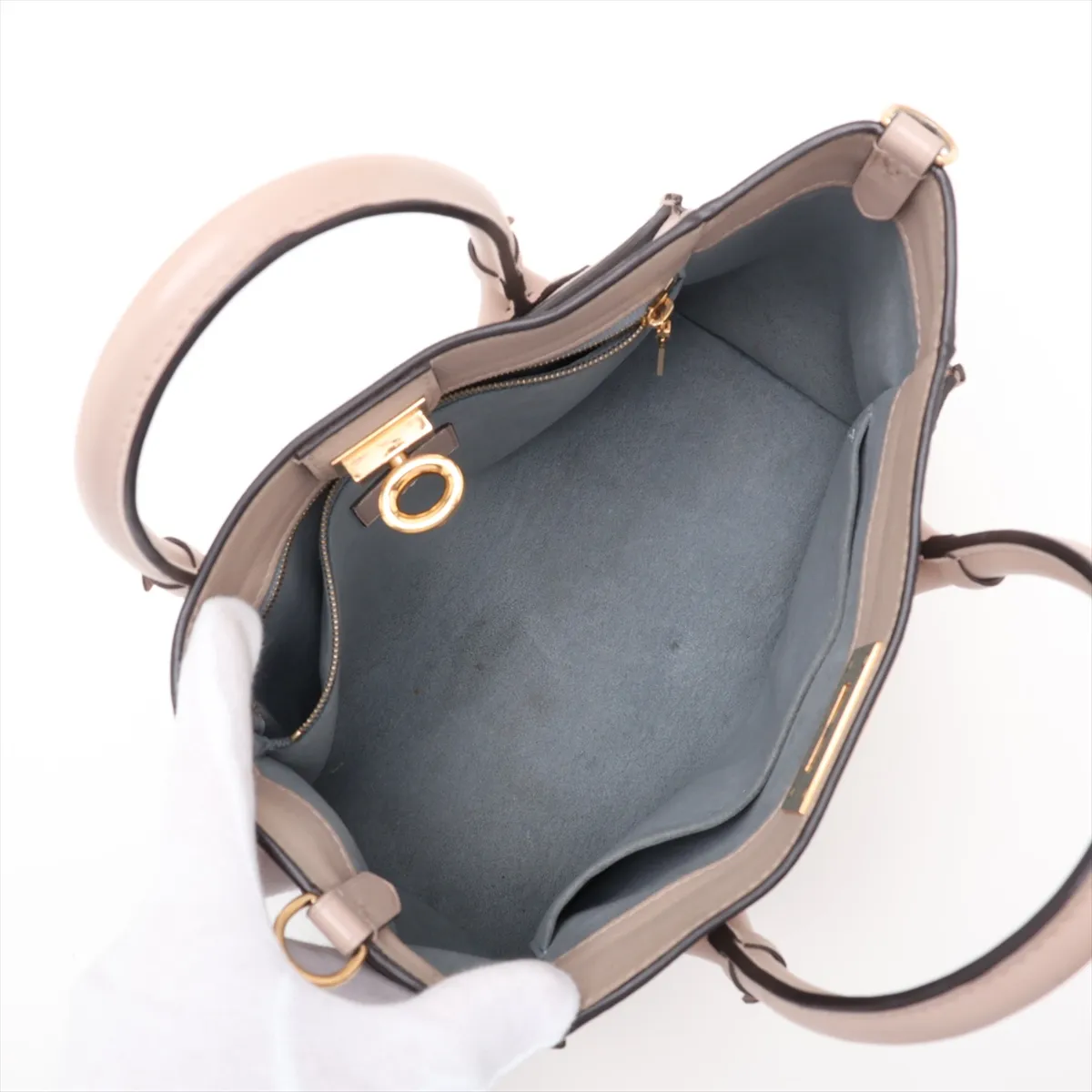 Monogram On My Side PM M57729 Beige x Brown (RFID detected) — view 8