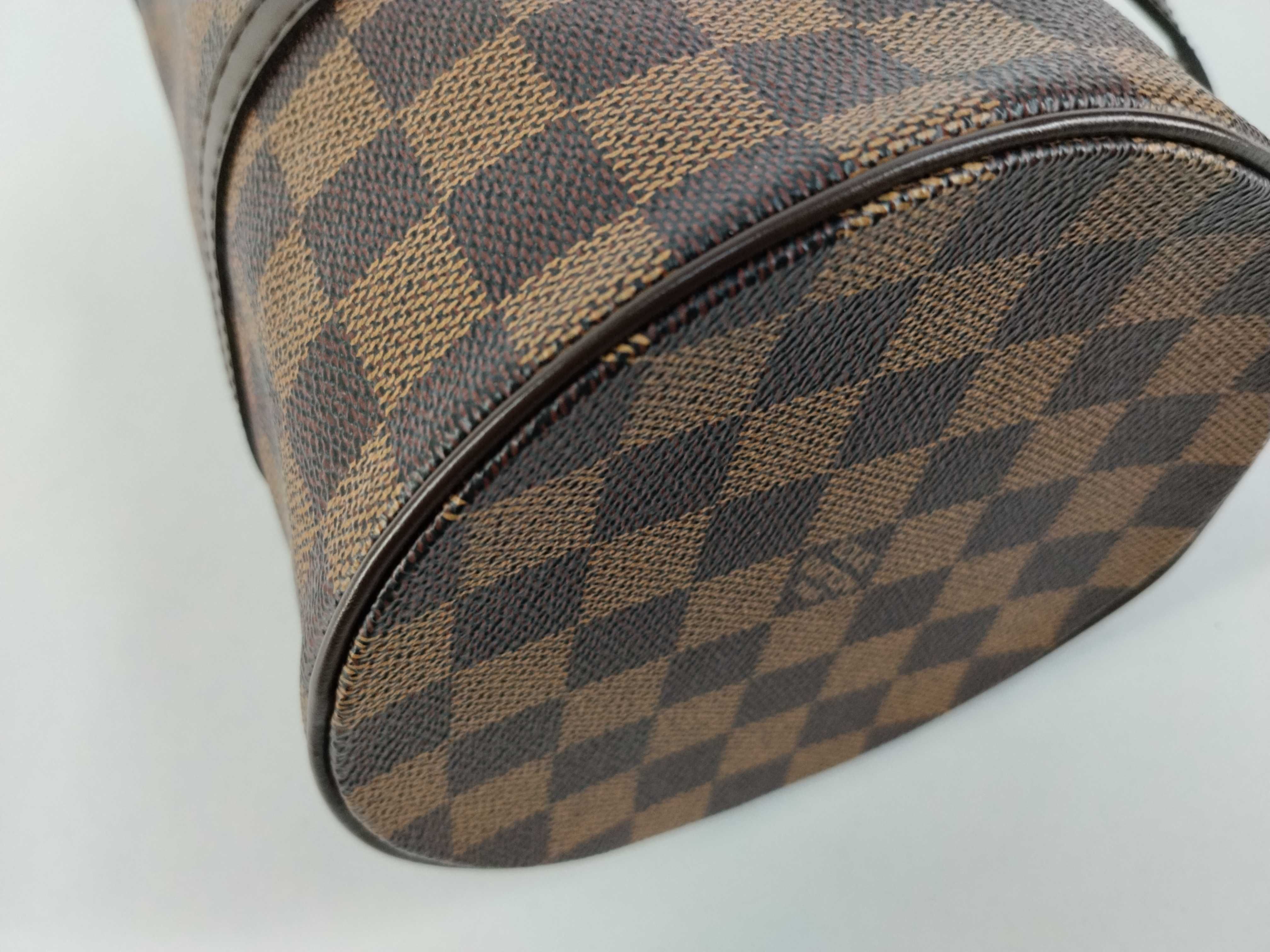 Damier Papillon 30 Boston Bag (Brown, N51303) — view 6