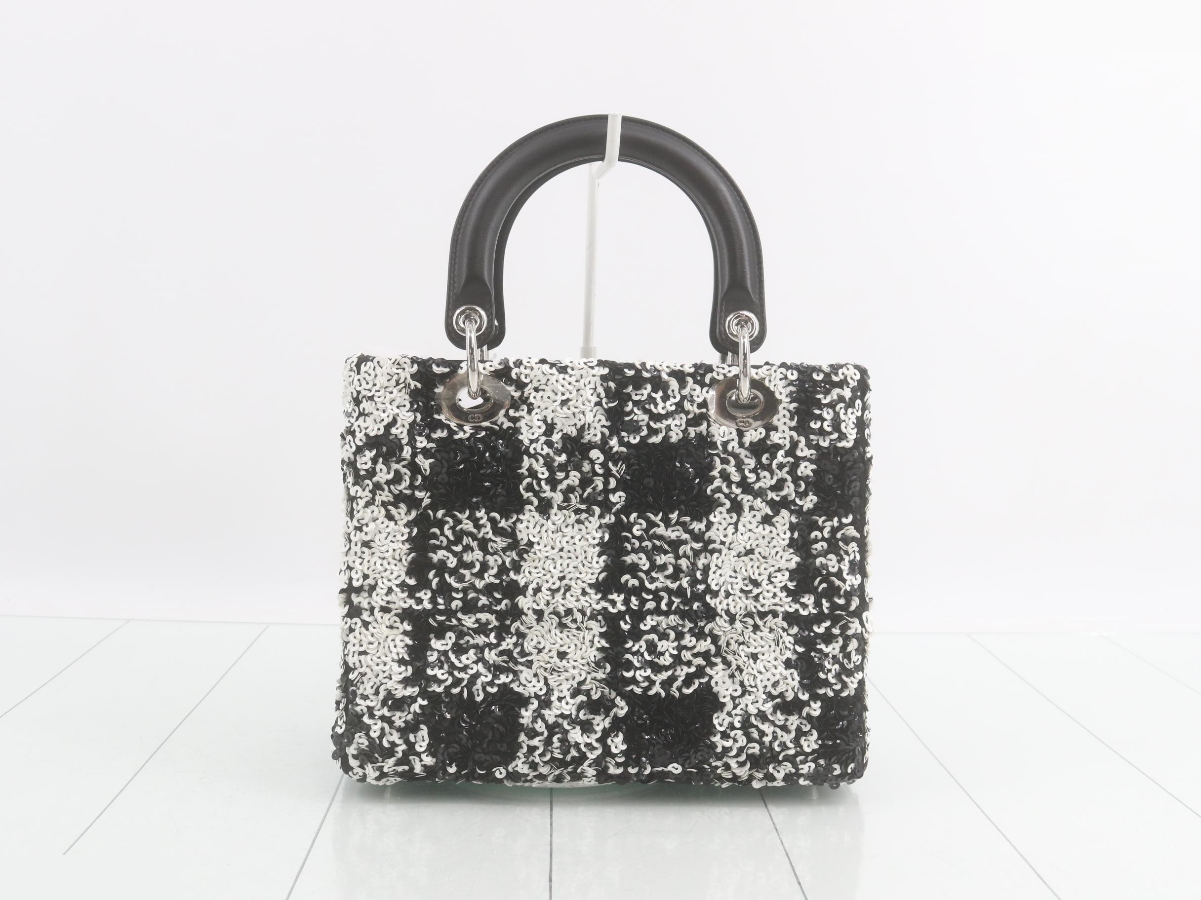 Lady Dior Canage Sequin 2-Way Handbag — view 2